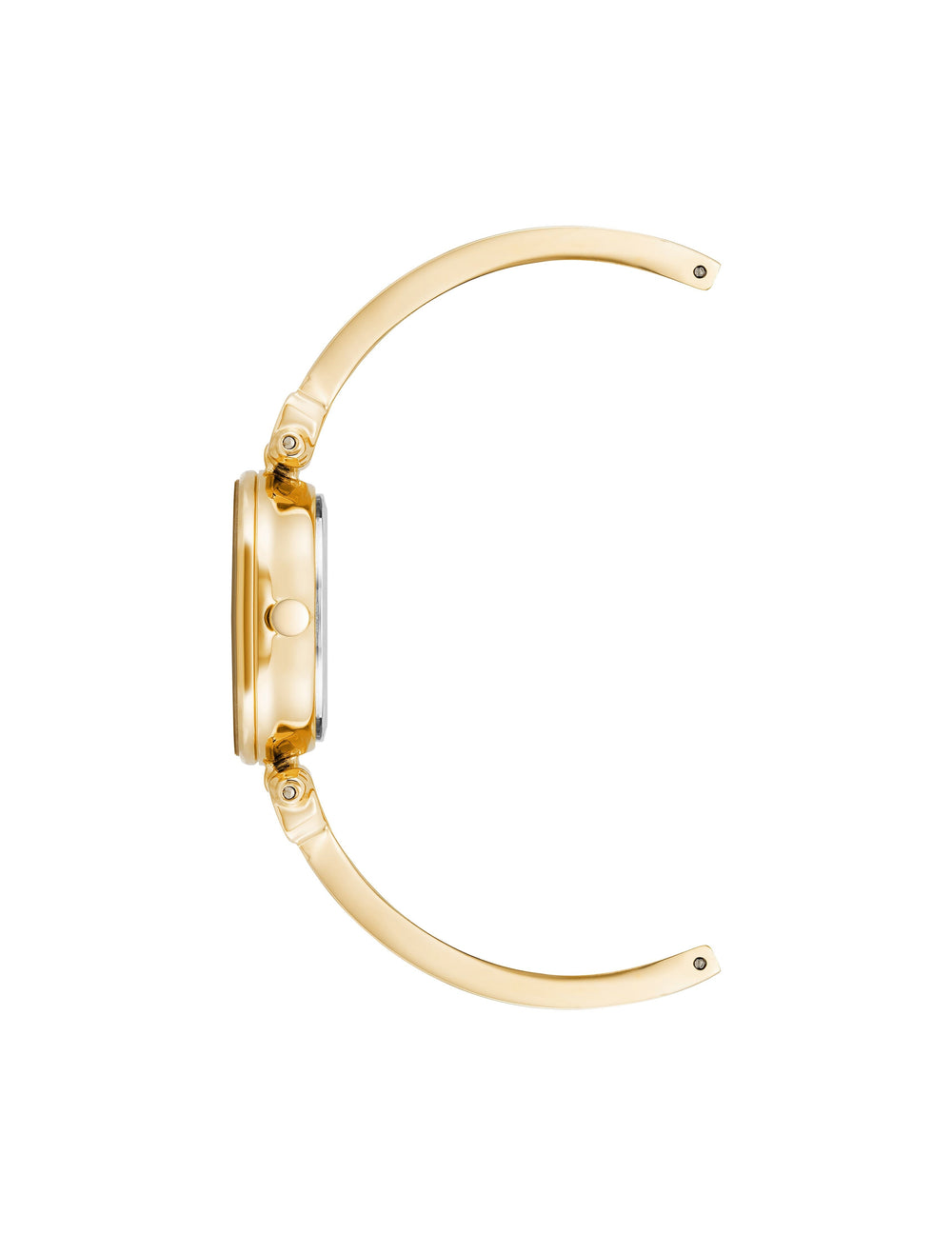 Diamond Accent Bracelet Watch - Anne Klein Tan/Gold-Tone