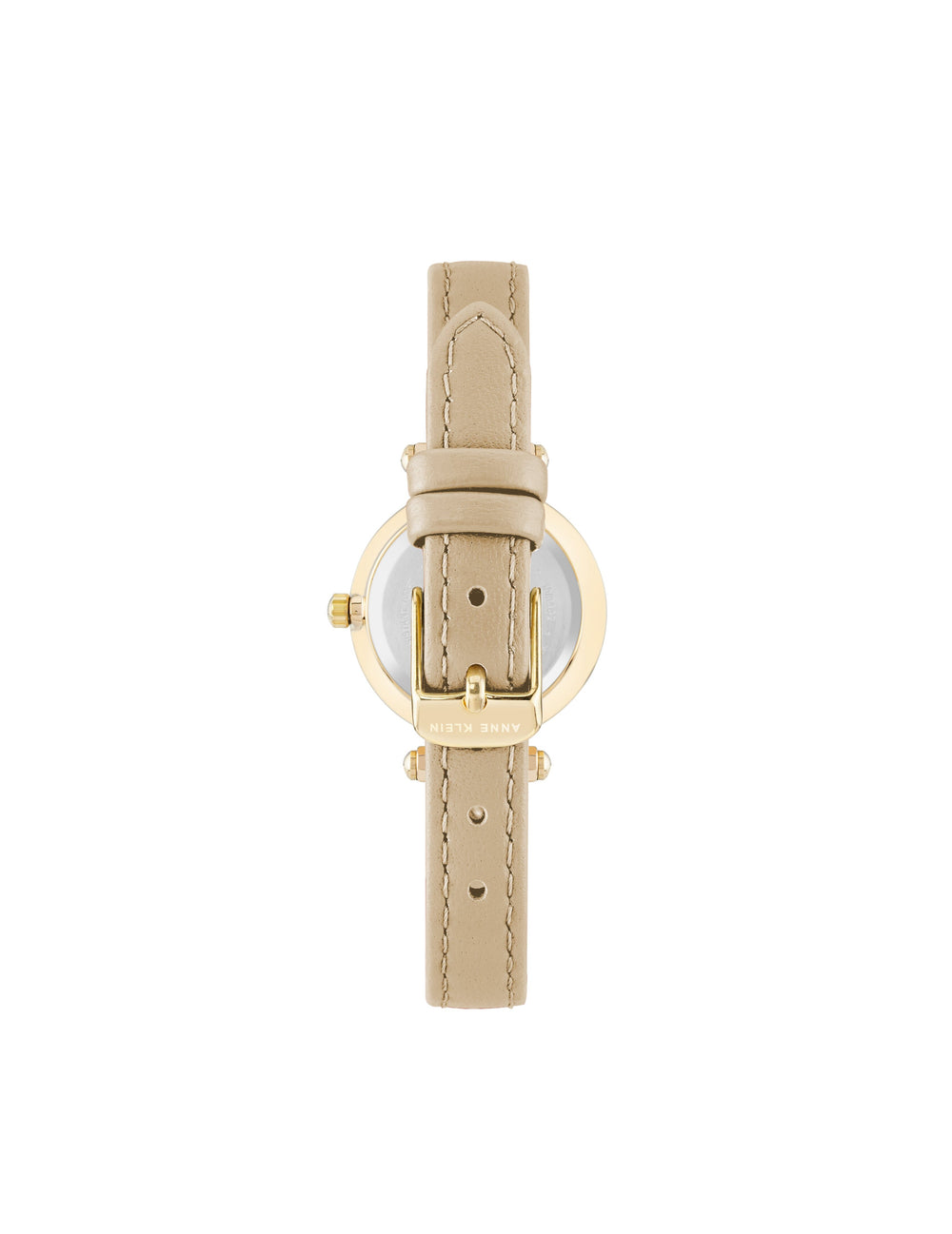 Essential Leather Strap Wristwatch - Anne Klein Gold-Tone/Cream