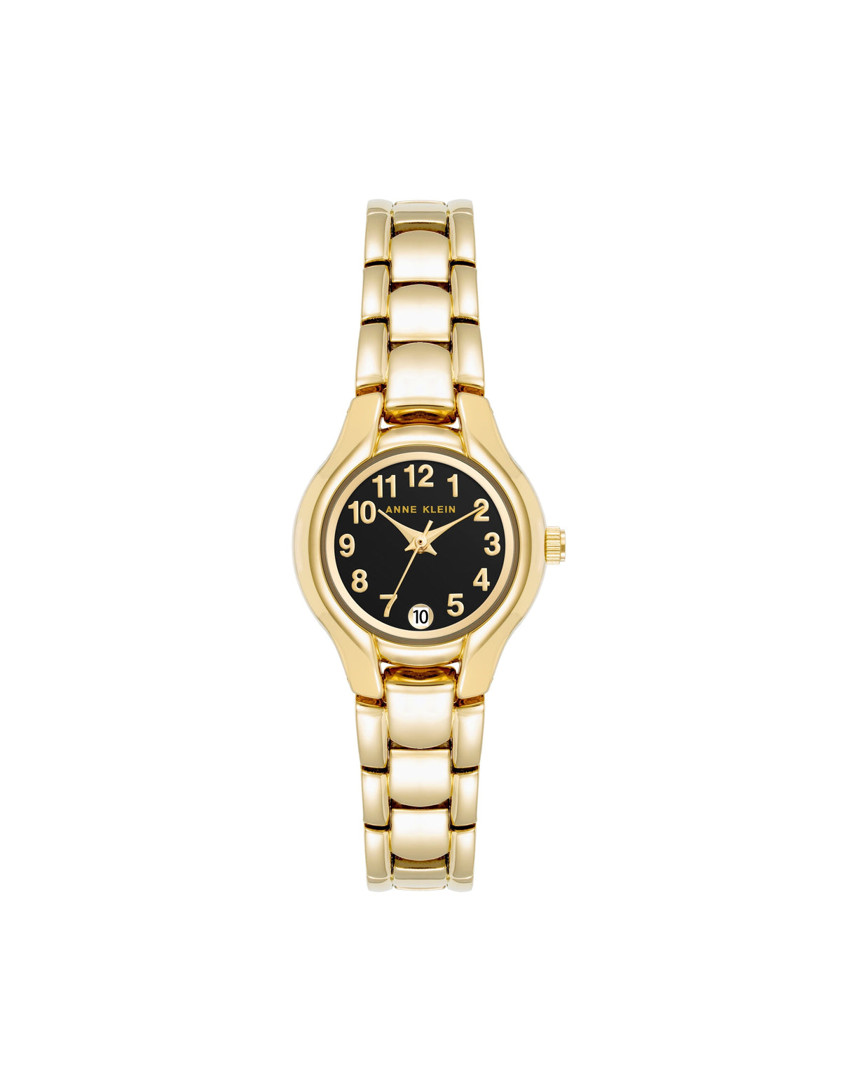 Easy-To-Read Watch with Date - Anne Klein Black/Gold-Tone