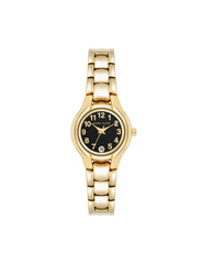 Easy-To-Read Watch with Date - Anne Klein Black/Gold-Tone