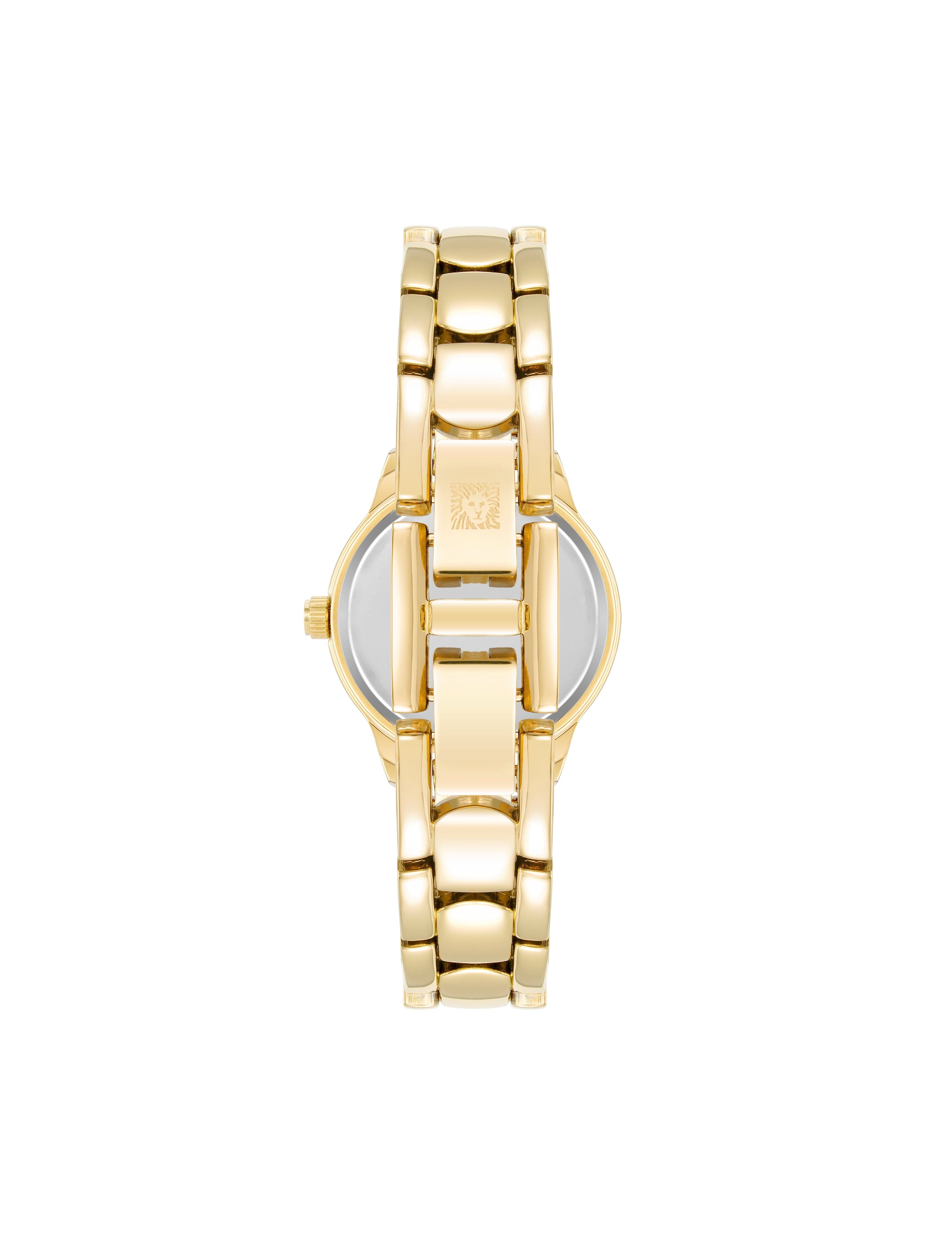 Easy-To-Read Watch with Date - Anne Klein Black/Gold-Tone