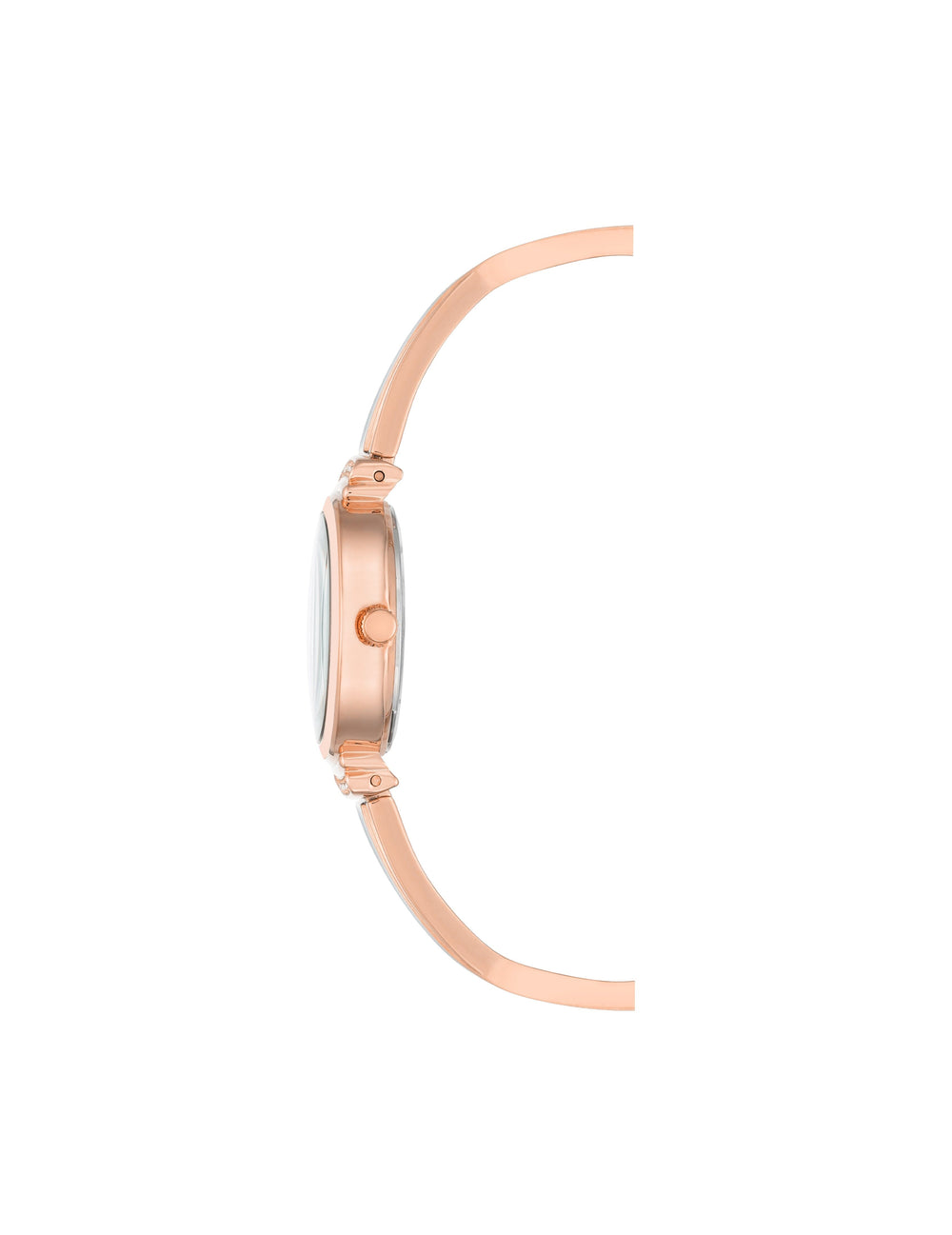 Enamel Watch & Bracelet Set - Anne Klein Blush/Rose-Tone