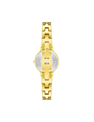 Diamond Accented Bangle Watch - Anne Klein Black/Gold-Tone