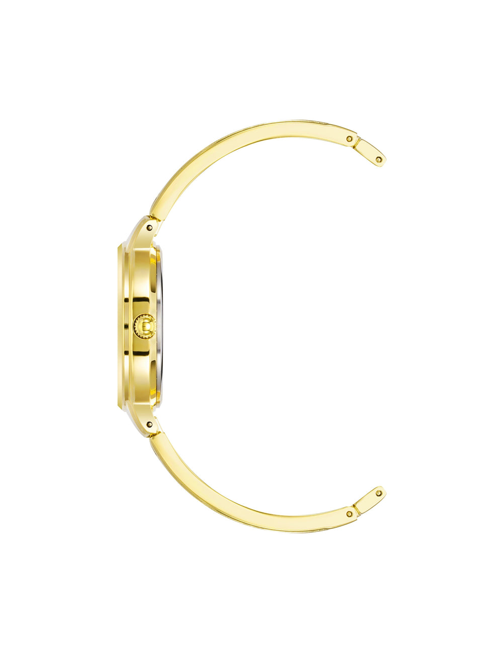 Diamond Accented Bangle Watch - Anne Klein Black/Gold-Tone