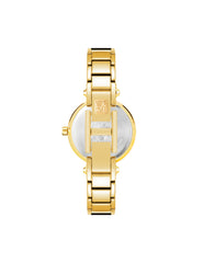 Diamond Accent Bangle Watch - Anne Klein Black/Gold-Tone