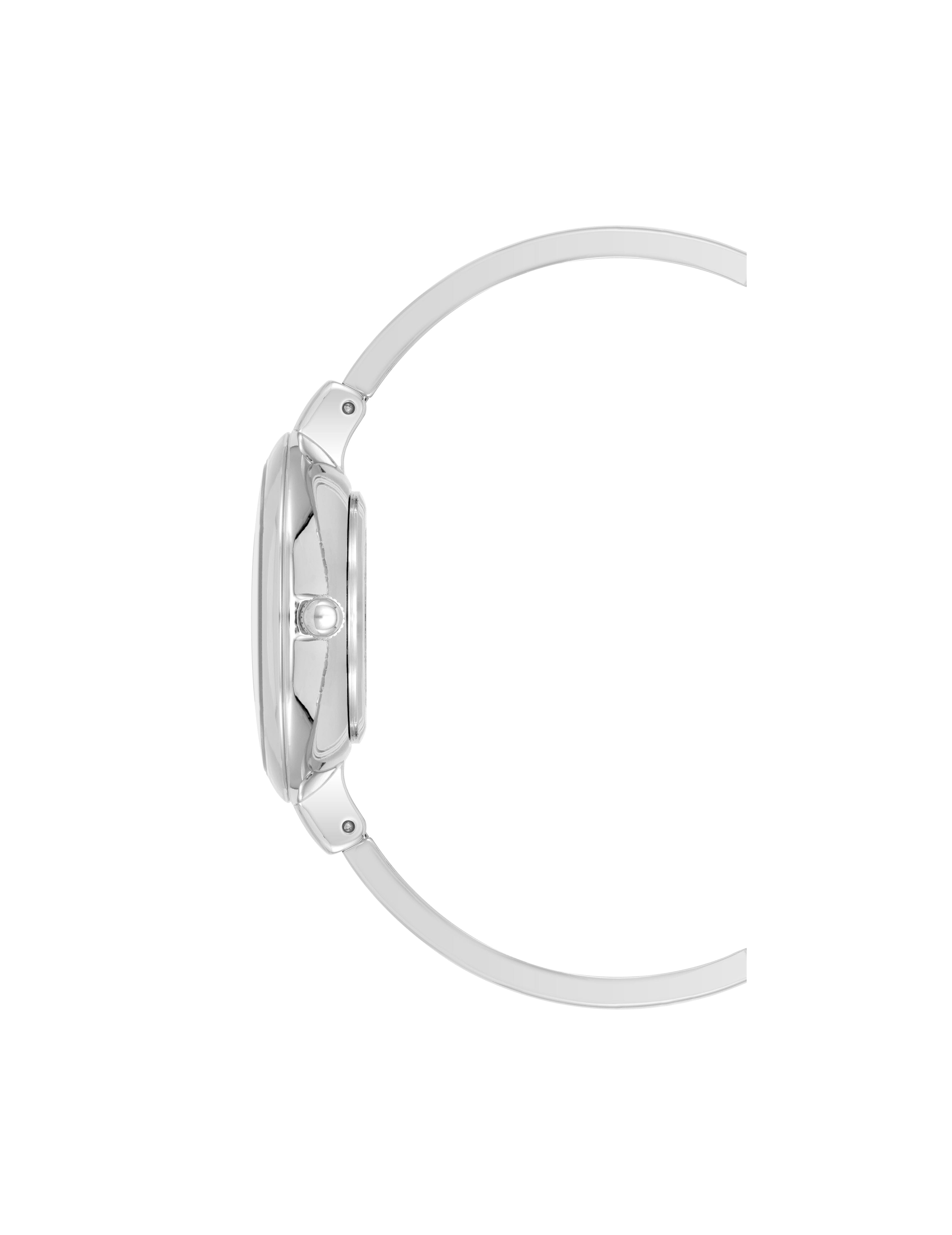 Sophisticated Watch & Bracelet Set - Anne Klein Silver-Tone
