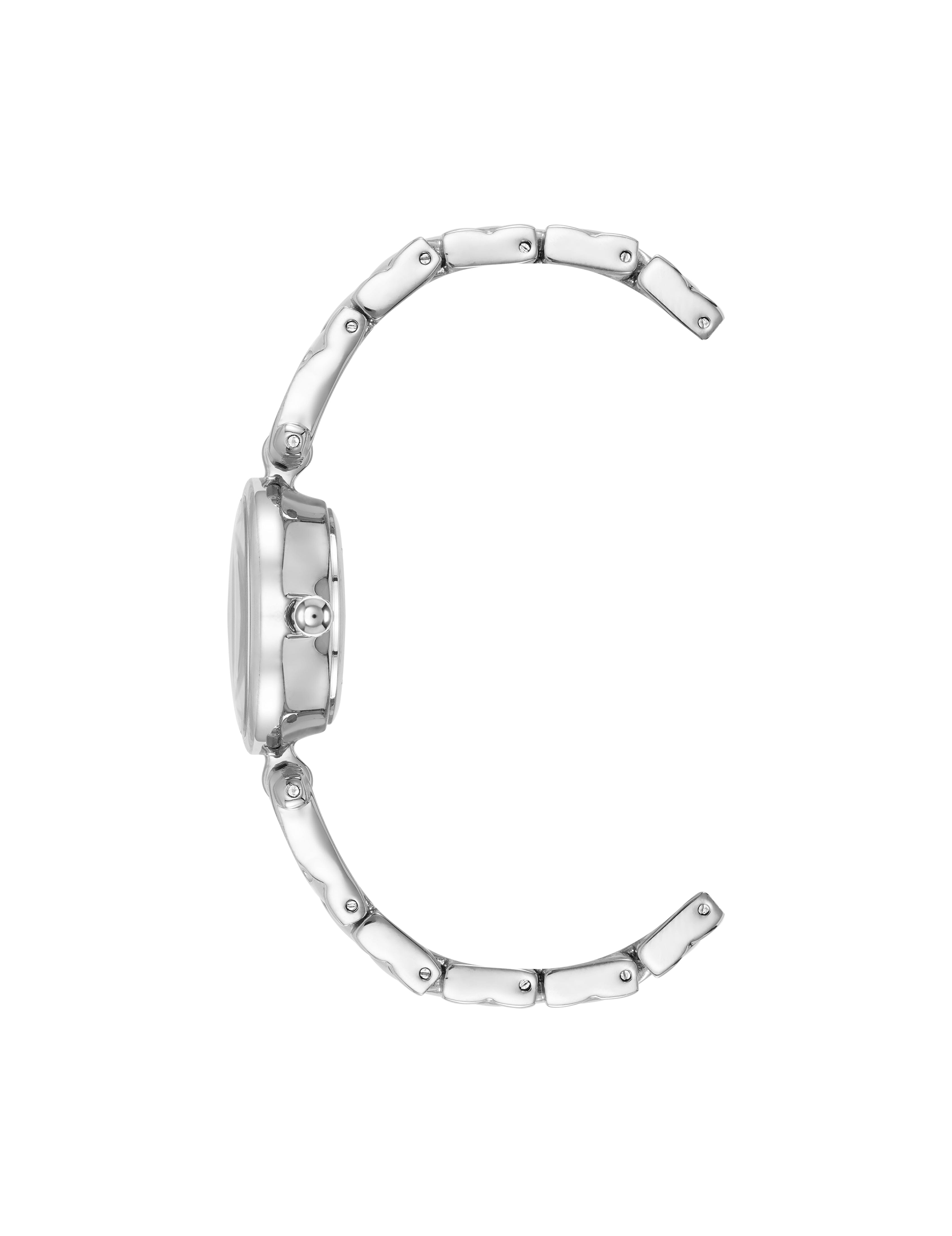 Crystal Accented V-Link Watch - Anne Klein
