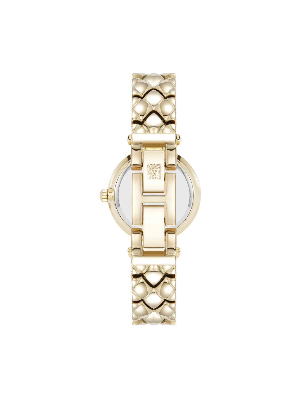 Crystal Accented V-Link Watch - Anne Klein