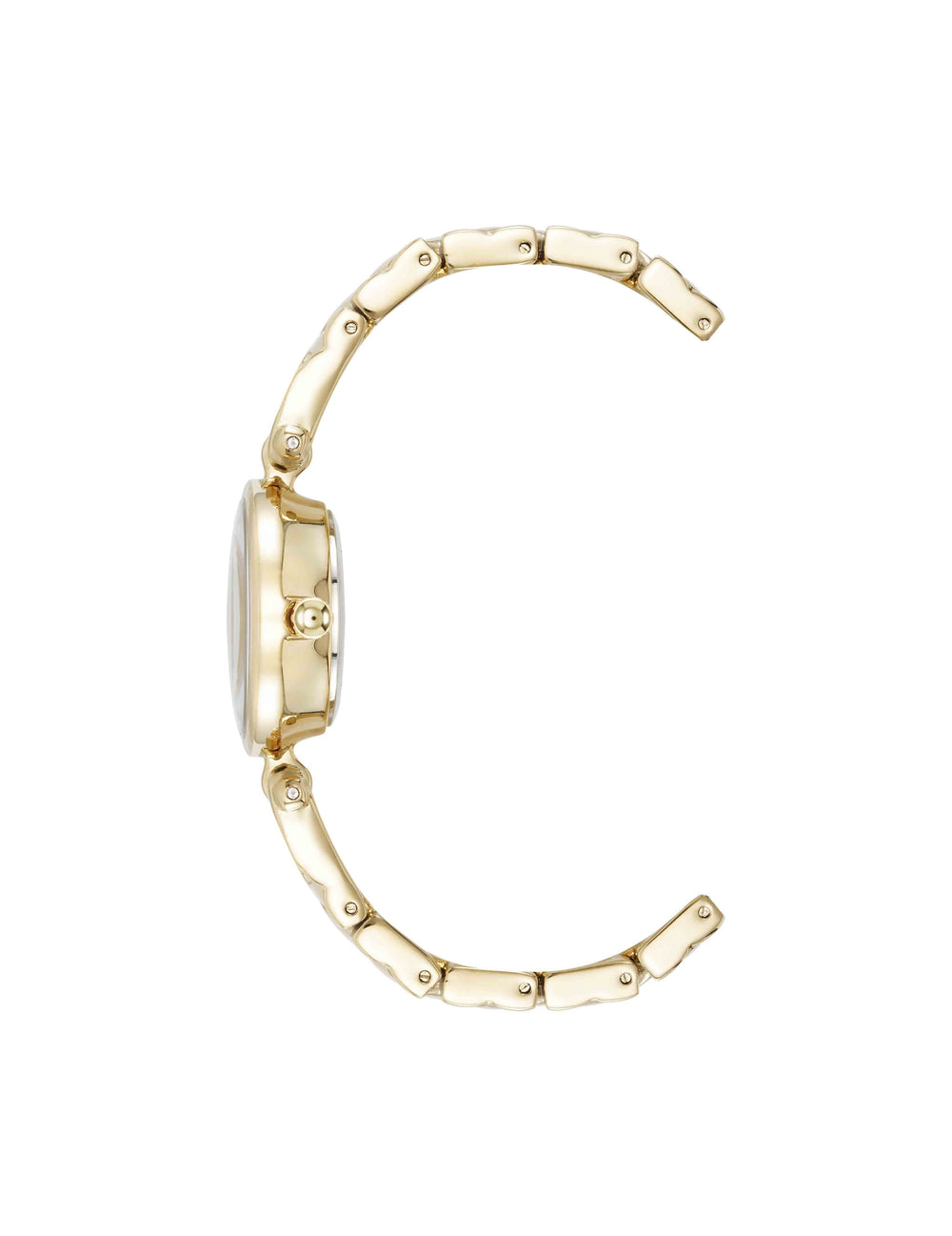 Crystal Accented V-Link Watch - Anne Klein