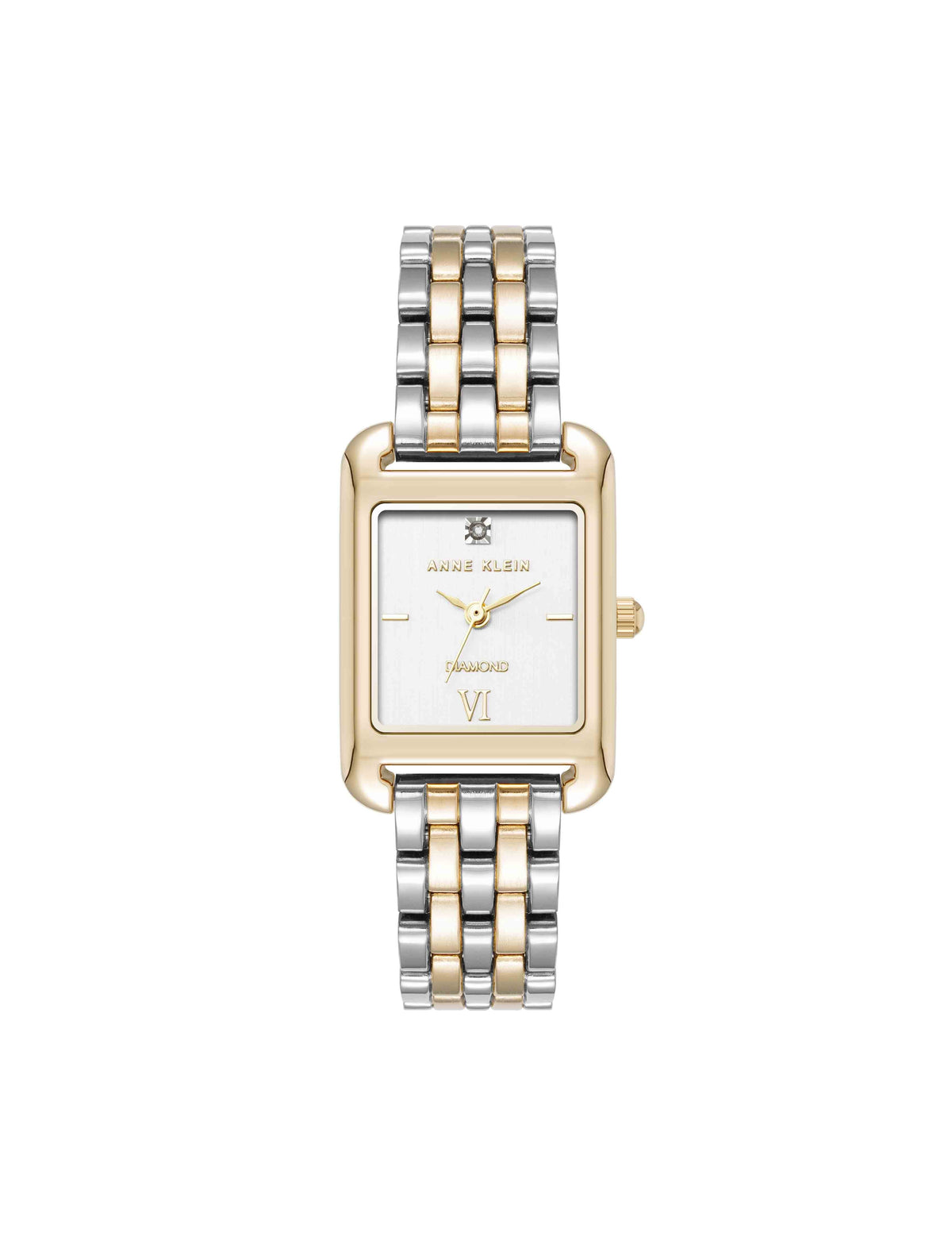 Legacy Diamond Dial Watch - Anne Klein Silver-Tone/Gold-Tone