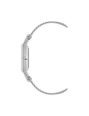 Rectangular Case Mesh Bracelet Watch - Anne Klein Silver-Tone