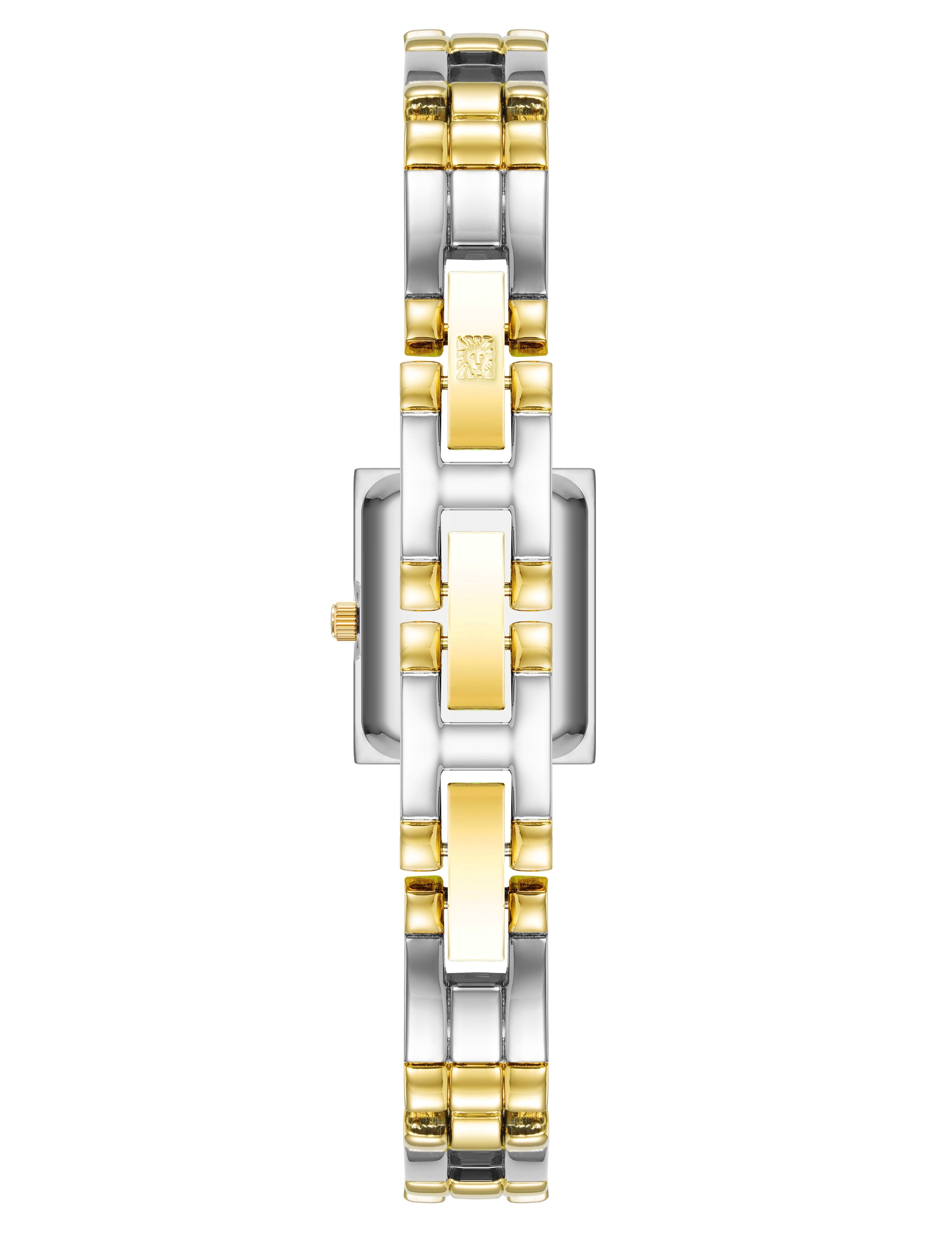 Rectangular Case Bangle Watch - Anne Klein Black/Two-Tone