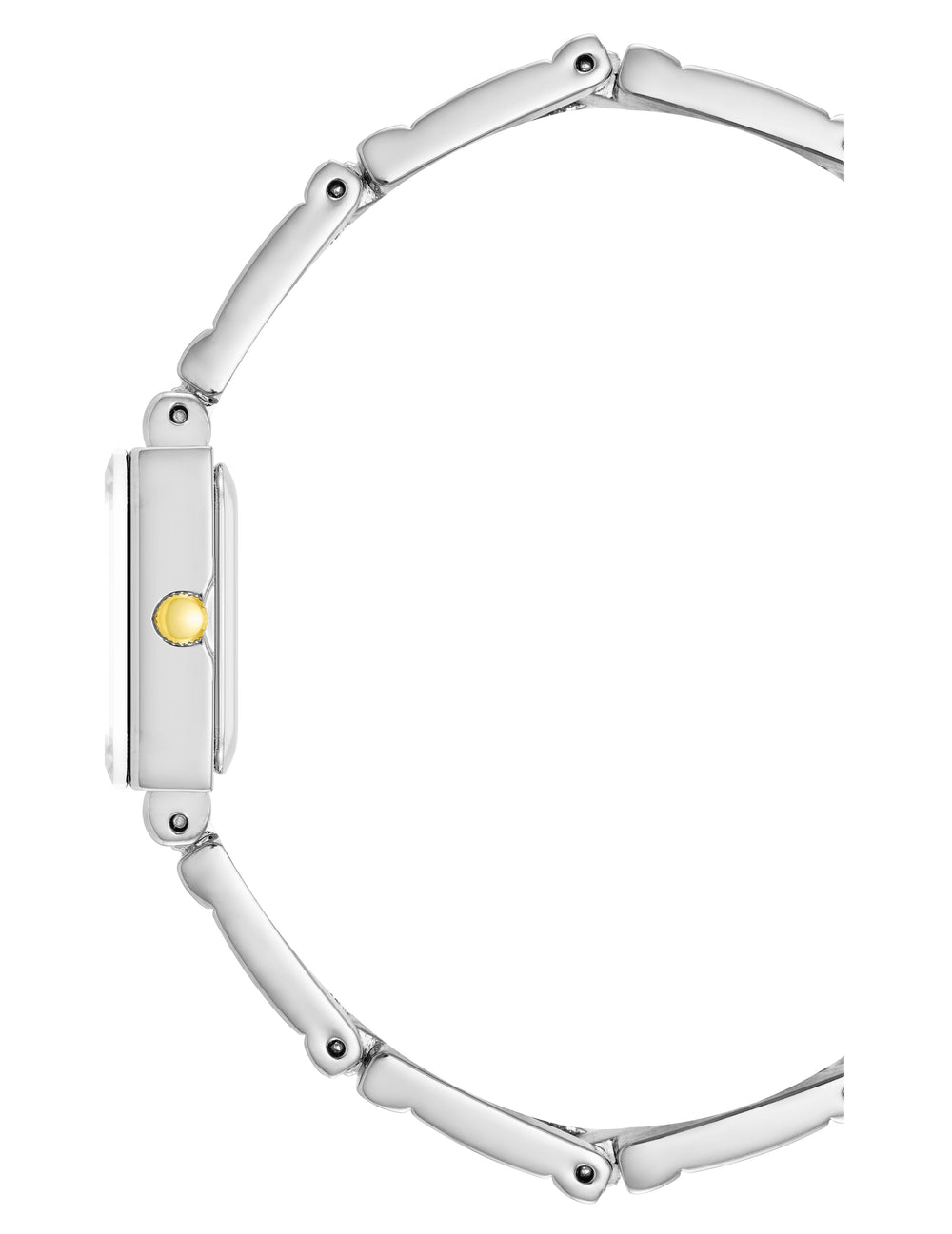 Rectangular Case Bangle Watch - Anne Klein Black/Two-Tone