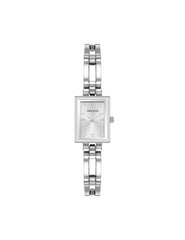 Rectangular Case Bangle Watch - Anne Klein Silver-Tone