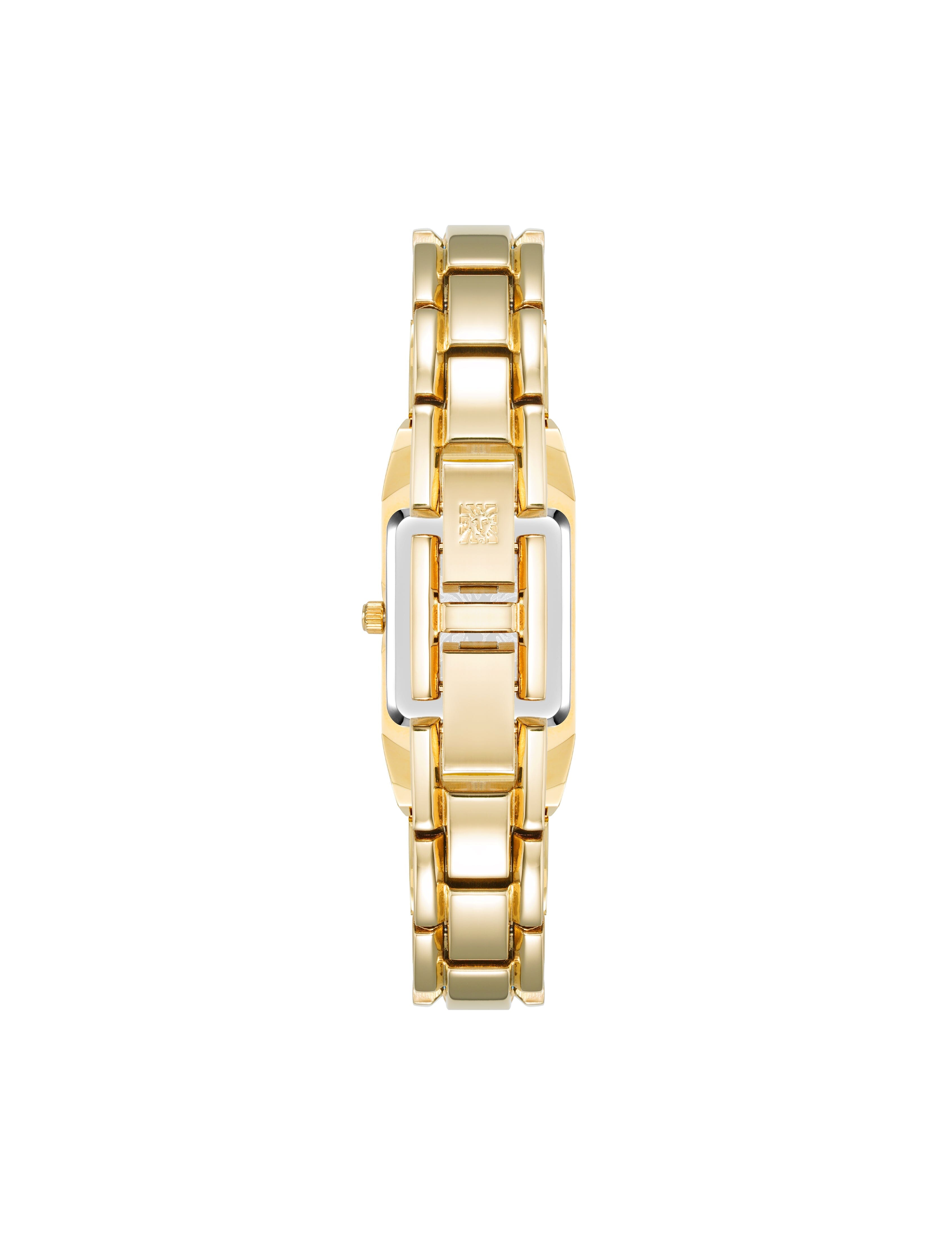 Petite Bracelet Watch With Case - Anne Klein Gold-Tone