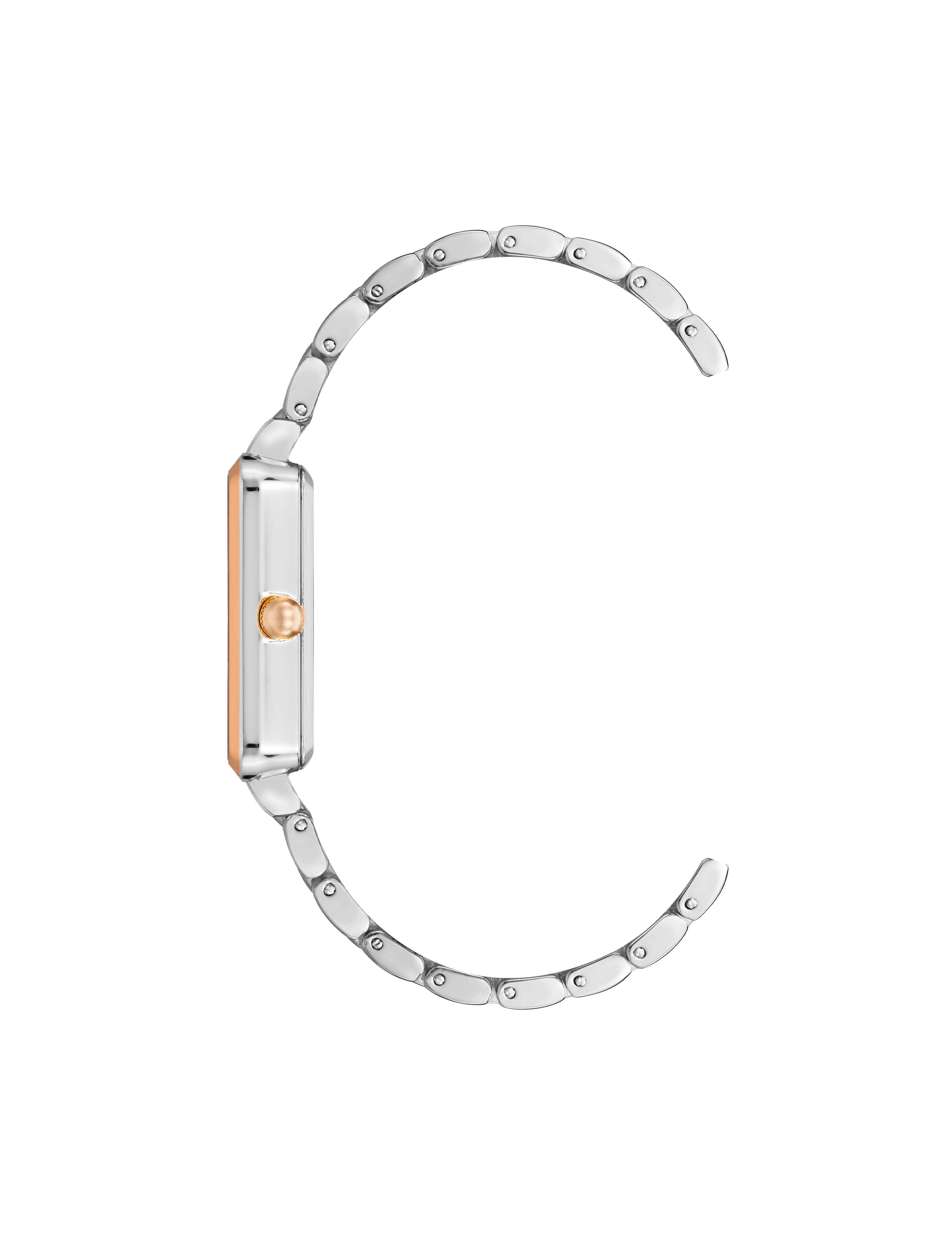 Bracelet Watch with Elegance - Anne Klein Silver/Rose-Tone
