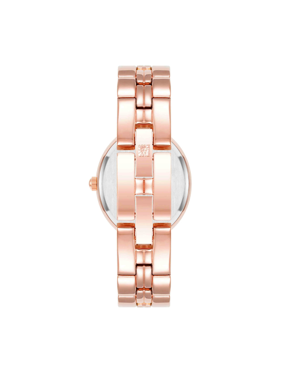 Minimalist Oval Case Watch in Rose Gold - Anne Klein Rose-Tone