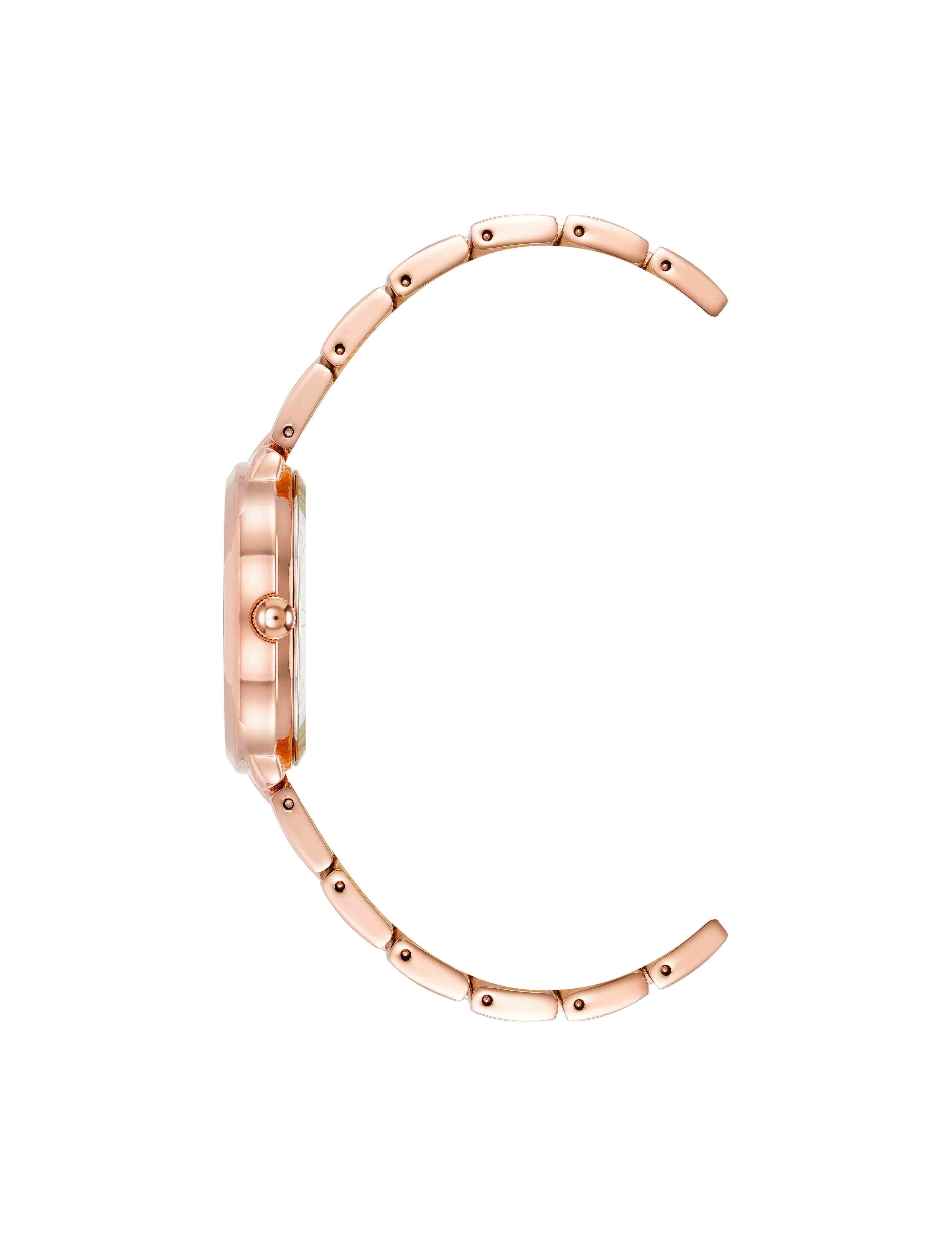 Minimalist Oval Case Watch in Rose Gold - Anne Klein Rose-Tone