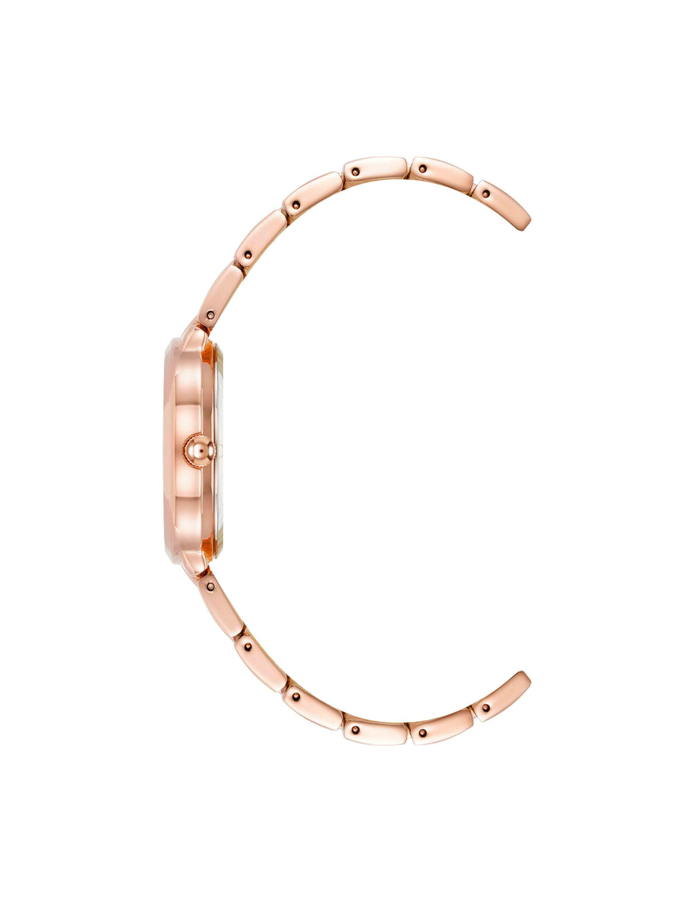 Minimalist Oval Case Watch in Rose Gold - Anne Klein Rose-Tone