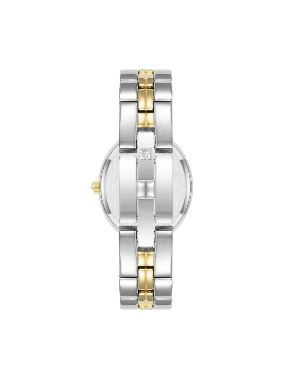 Minimalist Oval Case Watch - Anne Klein Two-Tone