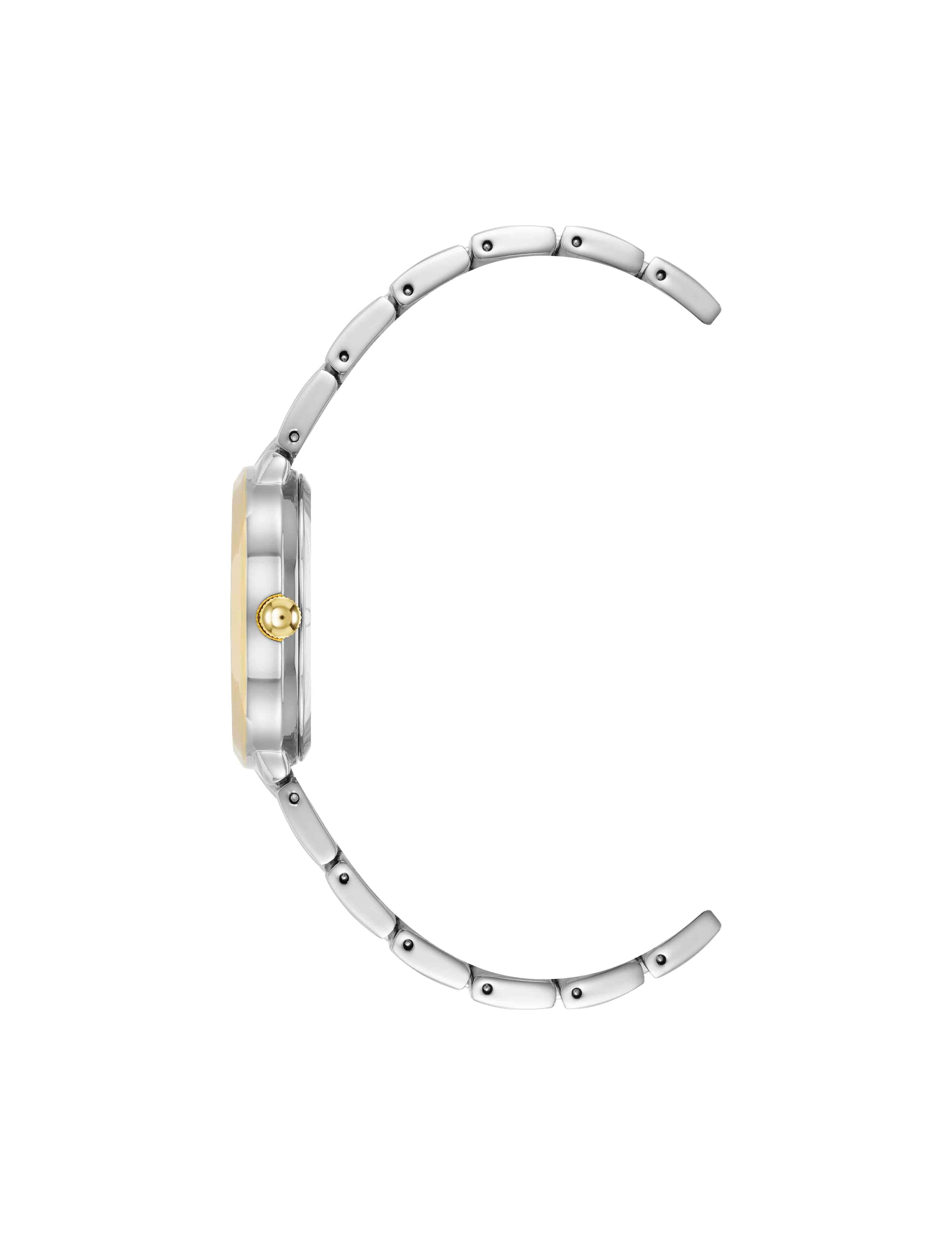 Minimalist Oval Case Watch - Anne Klein Two-Tone