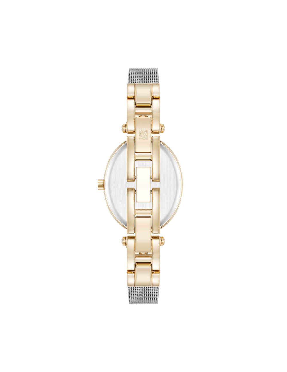 Oval Mesh Bracelet Watch - Anne Klein Two-Tone