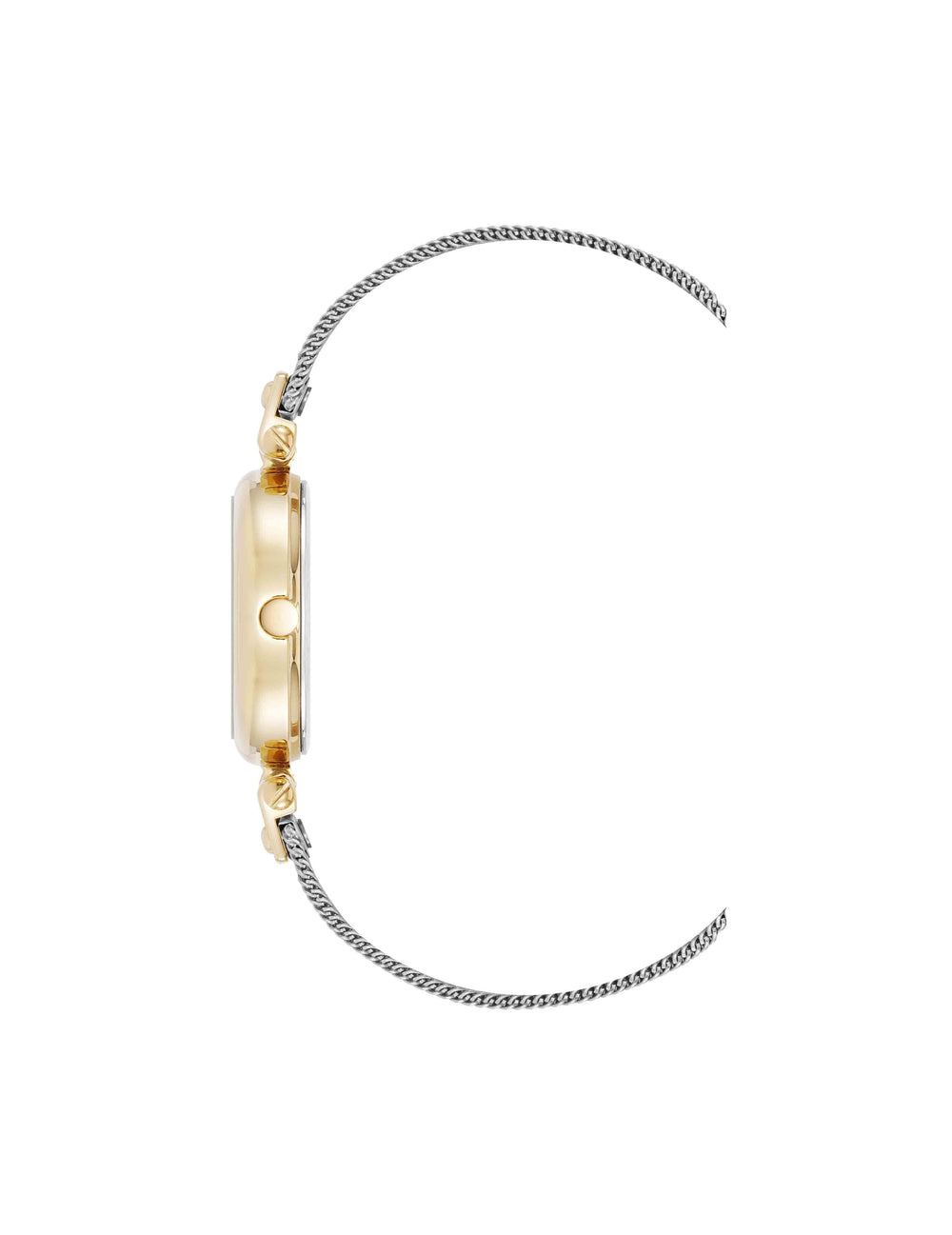 Oval Mesh Bracelet Watch - Anne Klein Two-Tone