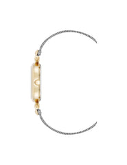 Oval Mesh Bracelet Watch - Anne Klein Two-Tone