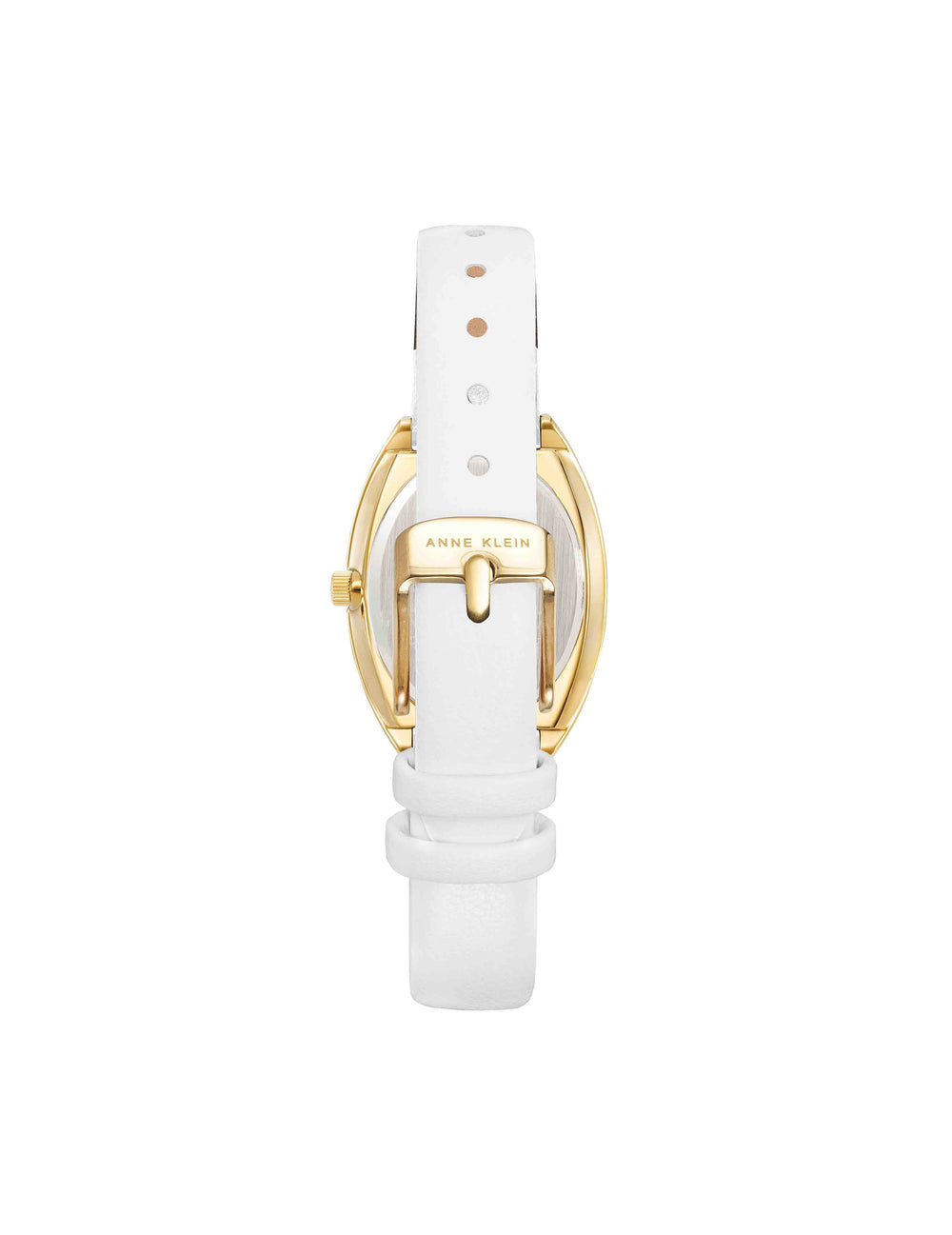 Modern Strap Watch - Anne Klein Gold-Tone/White
