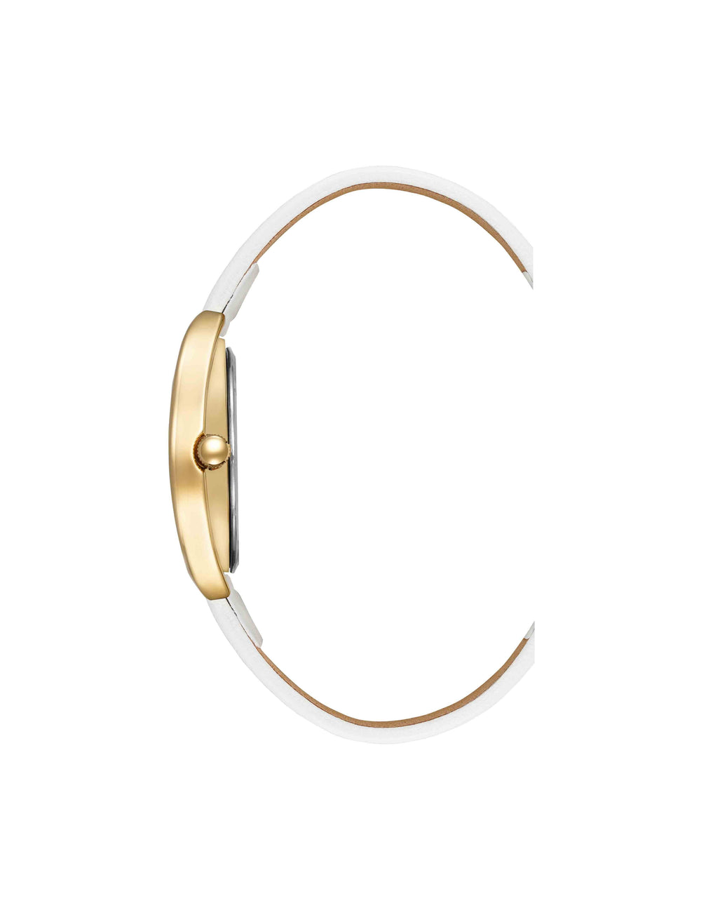 Modern Strap Watch - Anne Klein Gold-Tone/White