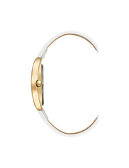 Modern Strap Watch - Anne Klein Gold-Tone/White