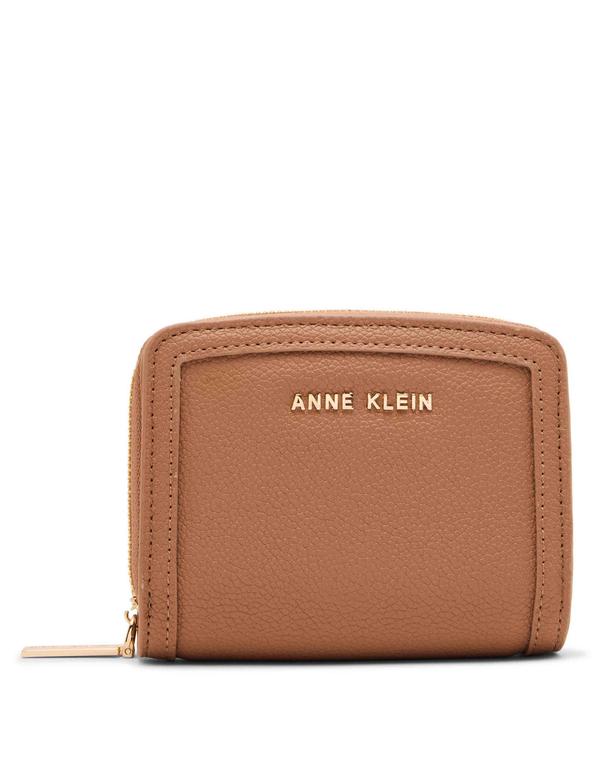 Small Curved Wallet - Anne Klein Mocha