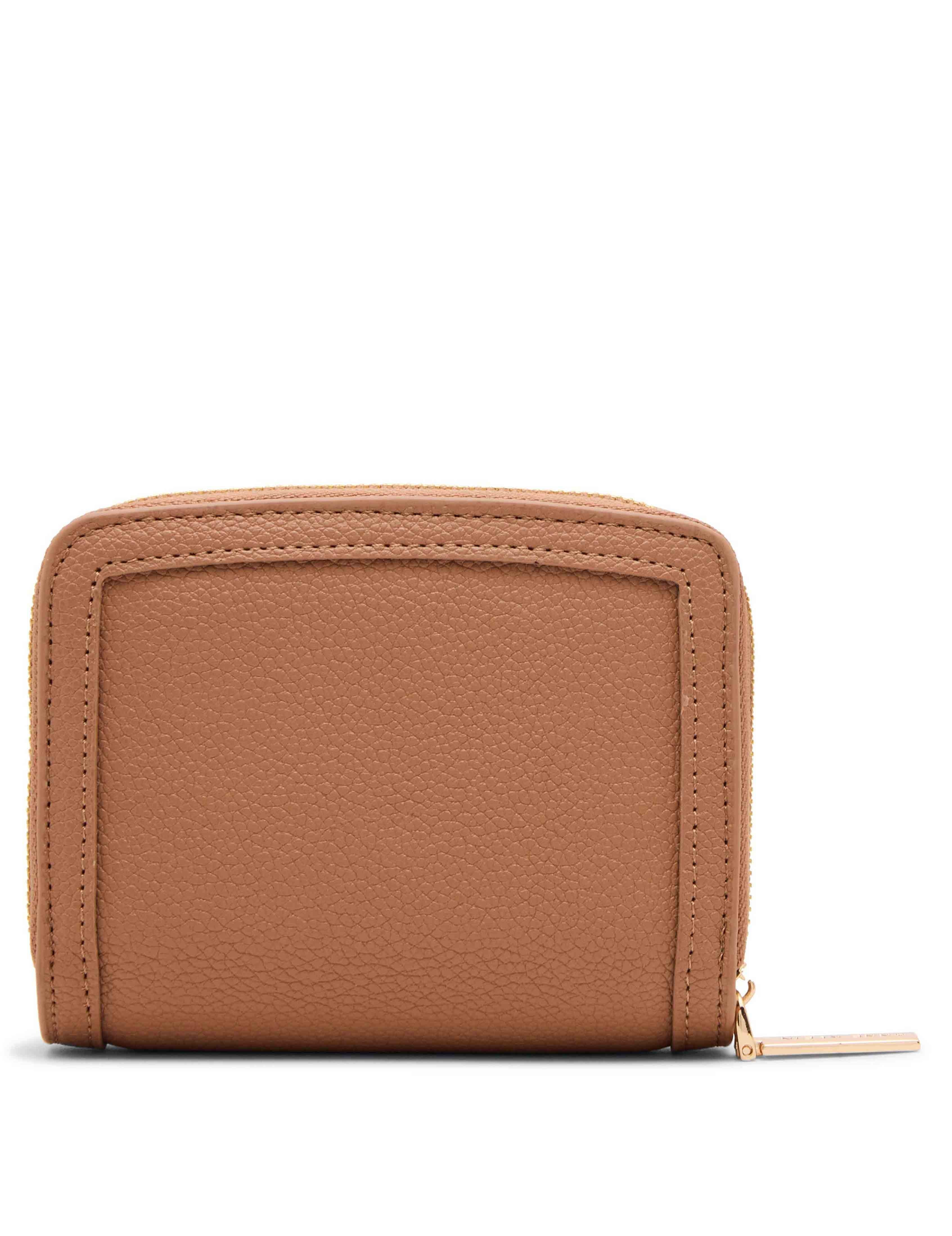 Small Curved Wallet - Anne Klein Mocha