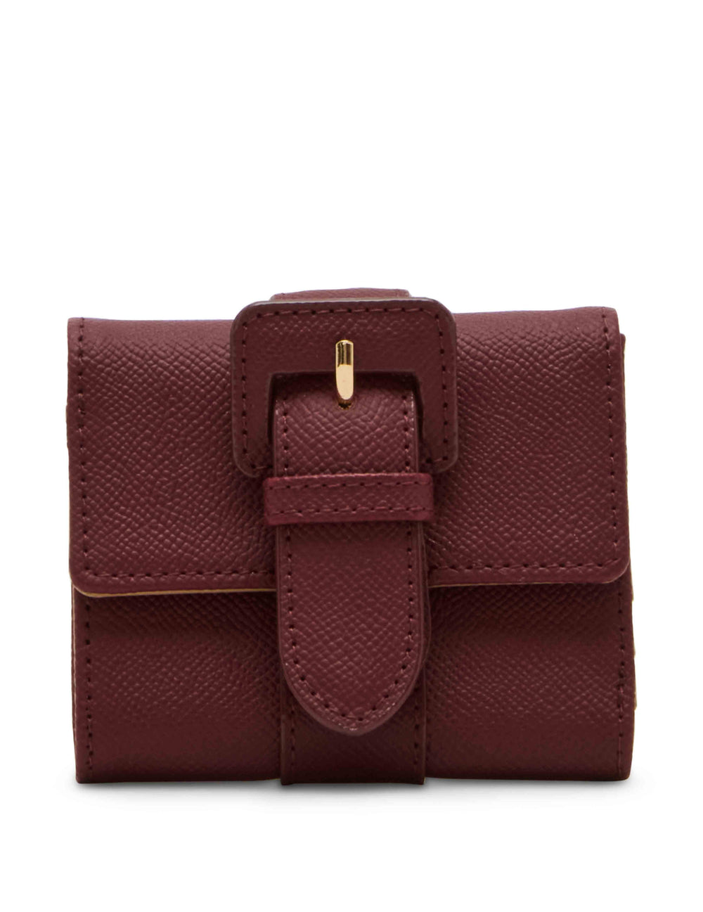 Covered Buckle Flap Wallet Gift Set, New Bordeaux - Anne Klein New Bordeaux