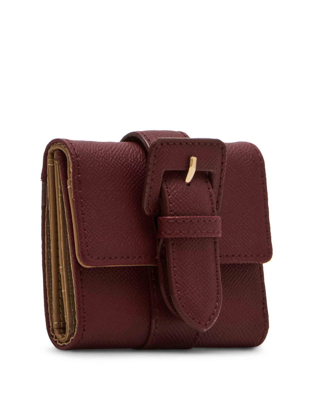 Covered Buckle Flap Wallet Gift Set, New Bordeaux - Anne Klein New Bordeaux