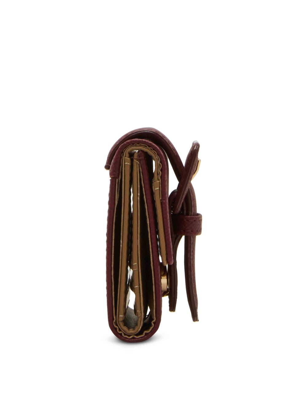 Covered Buckle Flap Wallet Gift Set, New Bordeaux - Anne Klein New Bordeaux