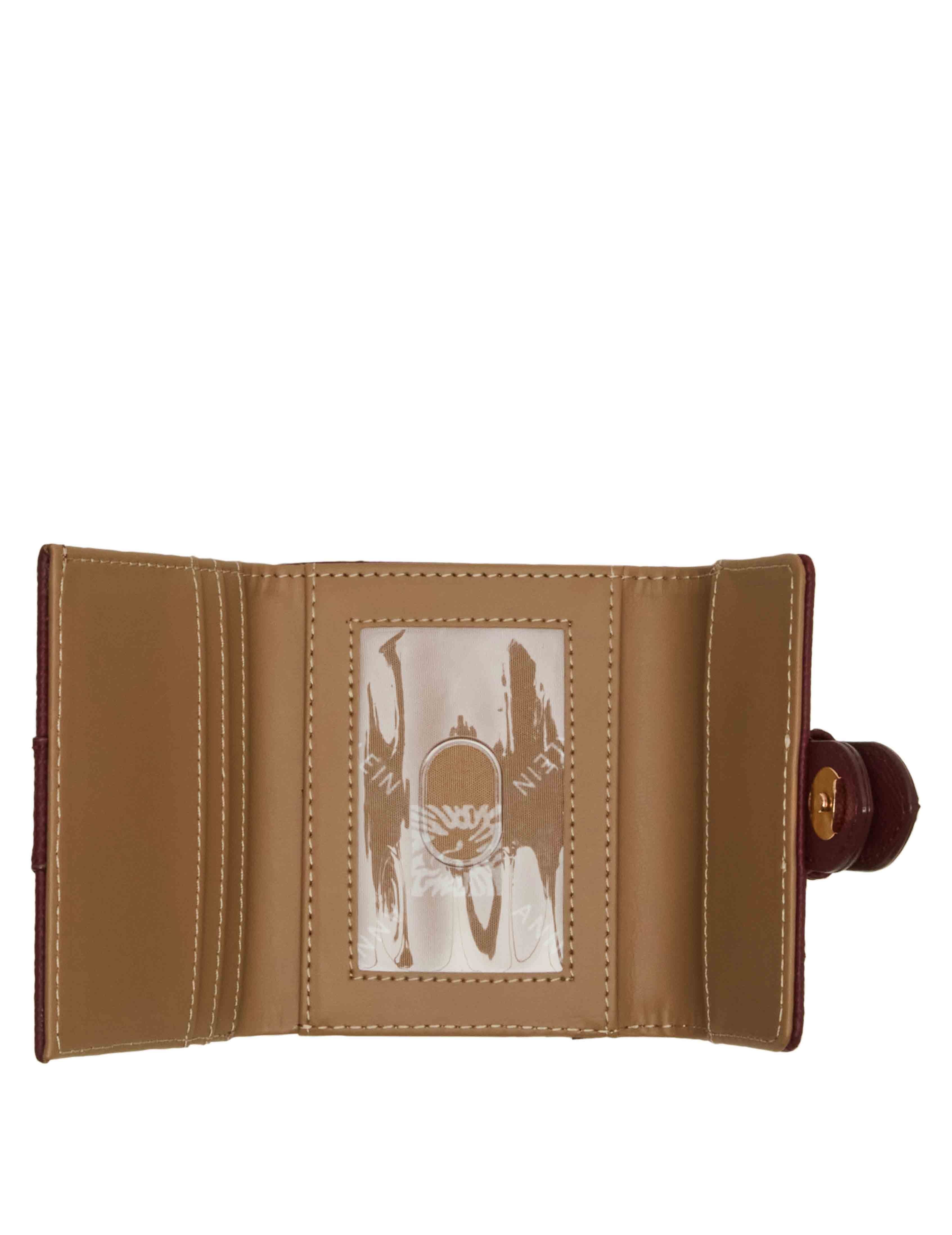 Covered Buckle Flap Wallet Gift Set, New Bordeaux - Anne Klein New Bordeaux