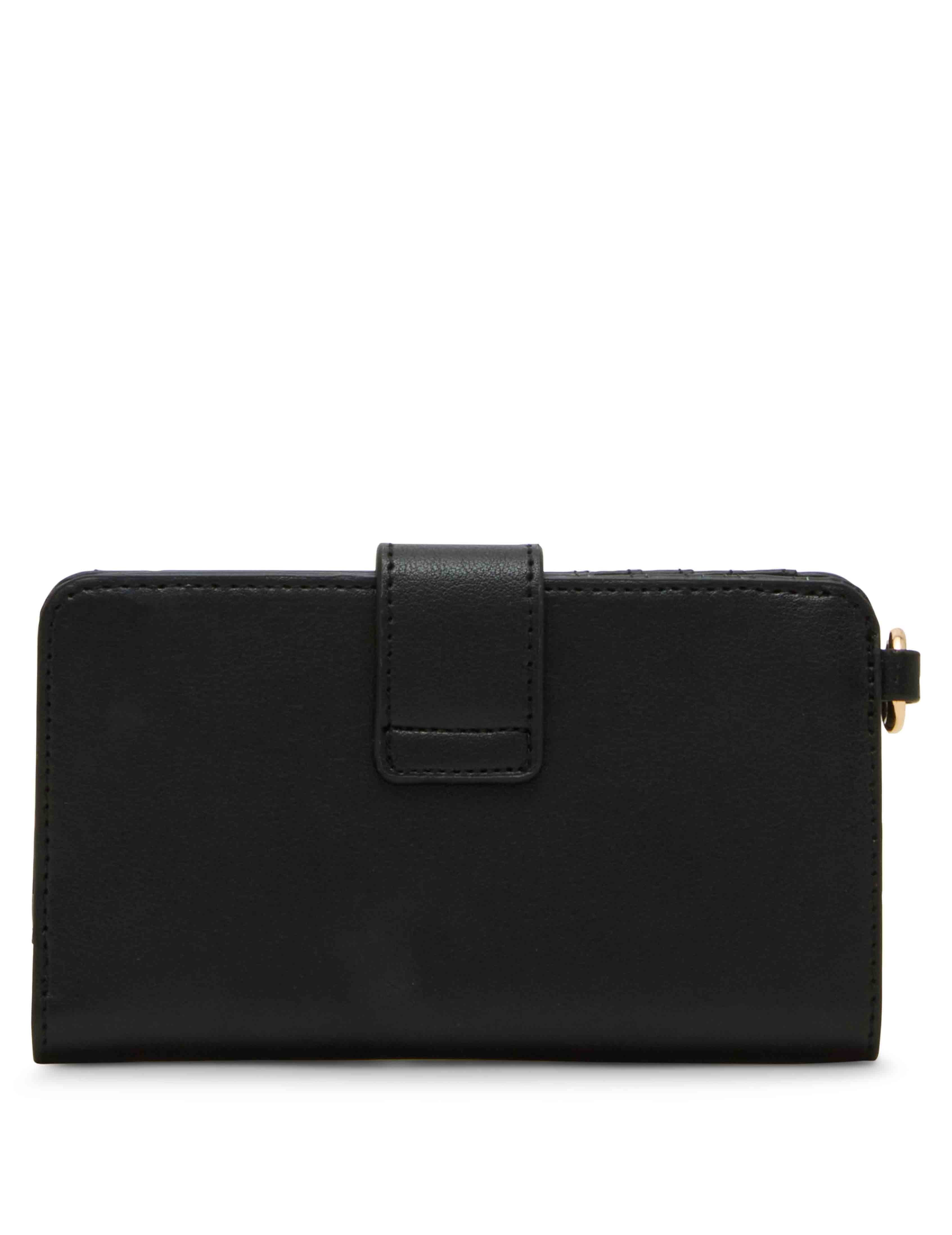 2 Piece Gift Set with Lock Wristlet and AK Bag Charm - Anne Klein Black