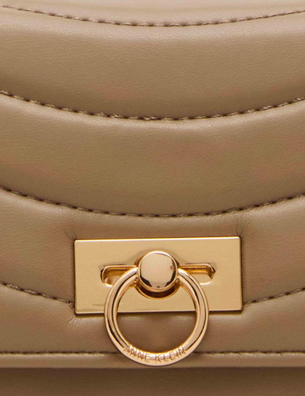2 Piece Gift Set with Flap Crossbody and Bifold Wallet - Anne Klein Truffle Quilted