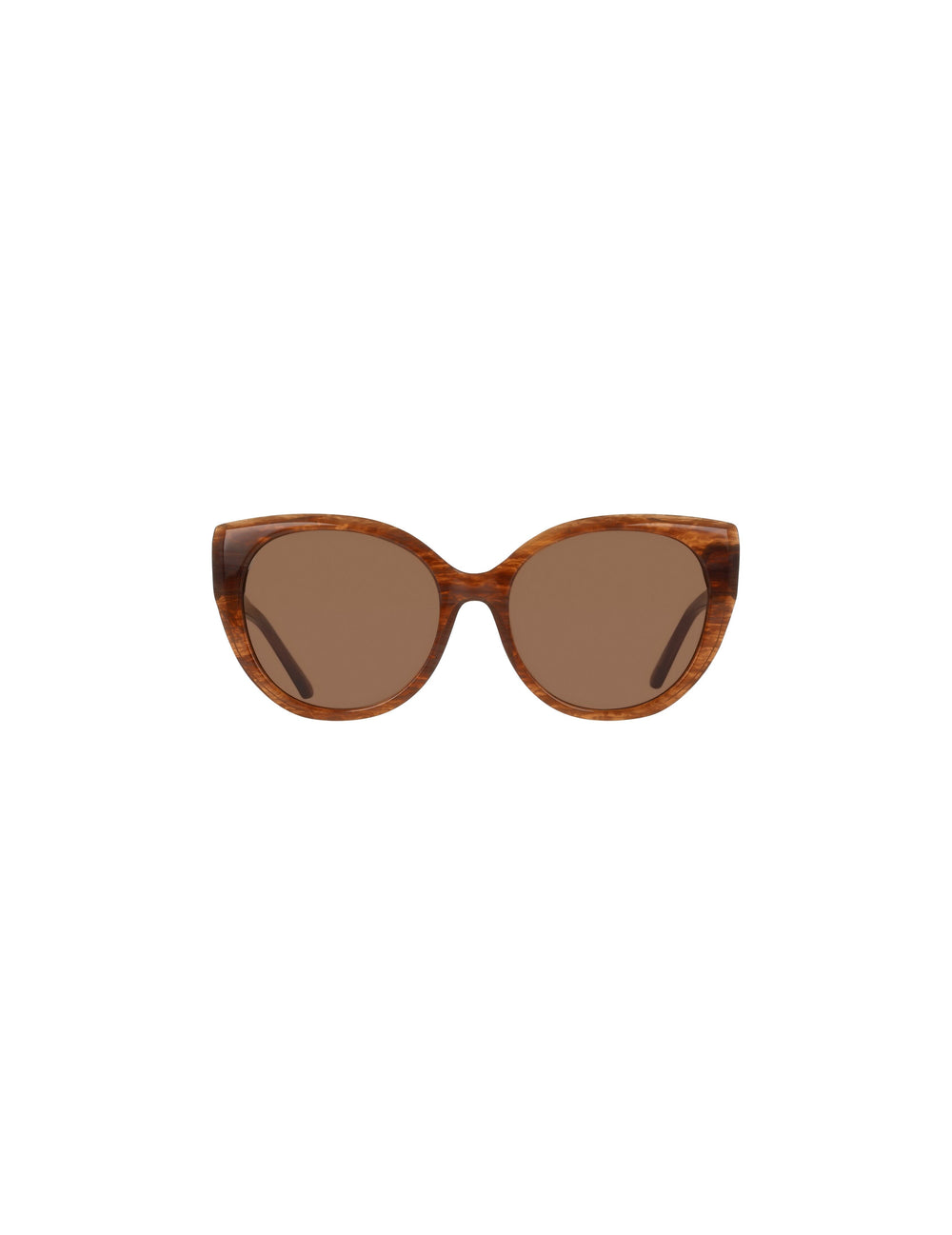 Cat-Eye Marbleized Sunglasses - Anne Klein MOCHA