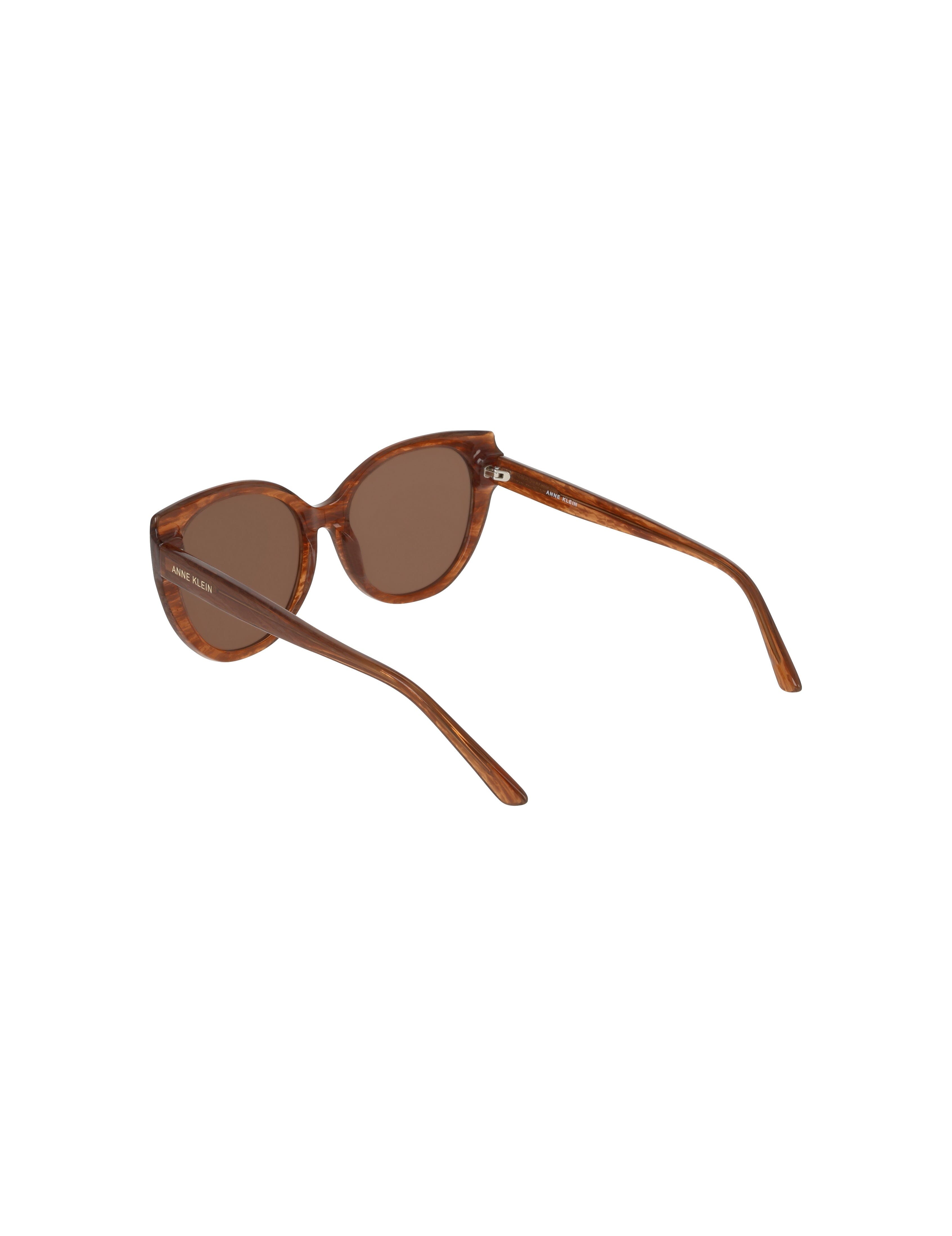 Cat-Eye Marbleized Sunglasses - Anne Klein MOCHA