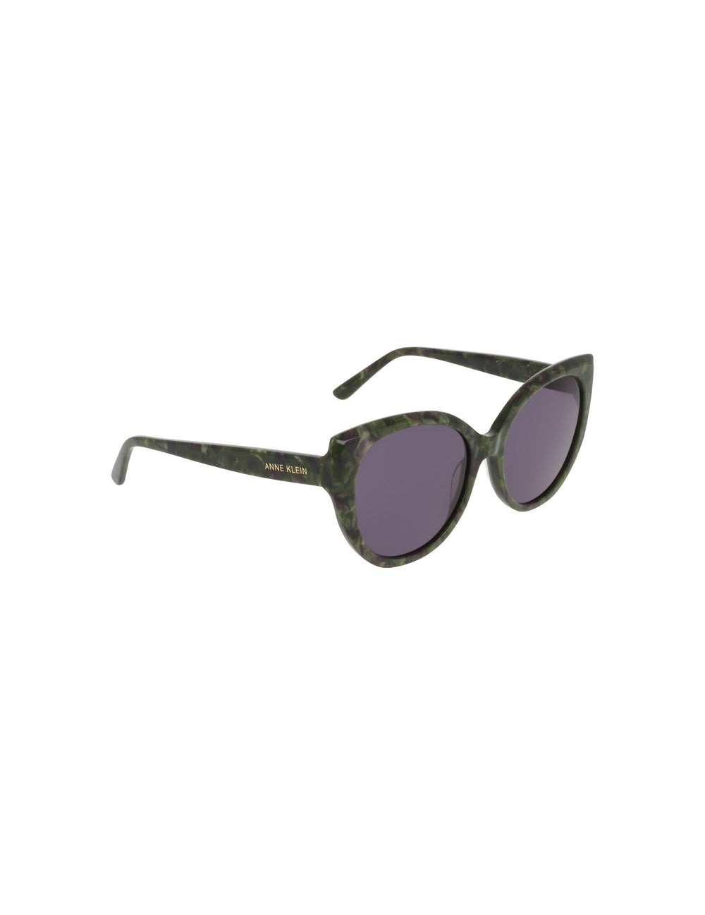 Cat-Eye Marbleized Sunglasses - Anne Klein OLIVE MARBLE