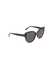 Cat-Eye Marbleized Sunglasses - Anne Klein OLIVE MARBLE