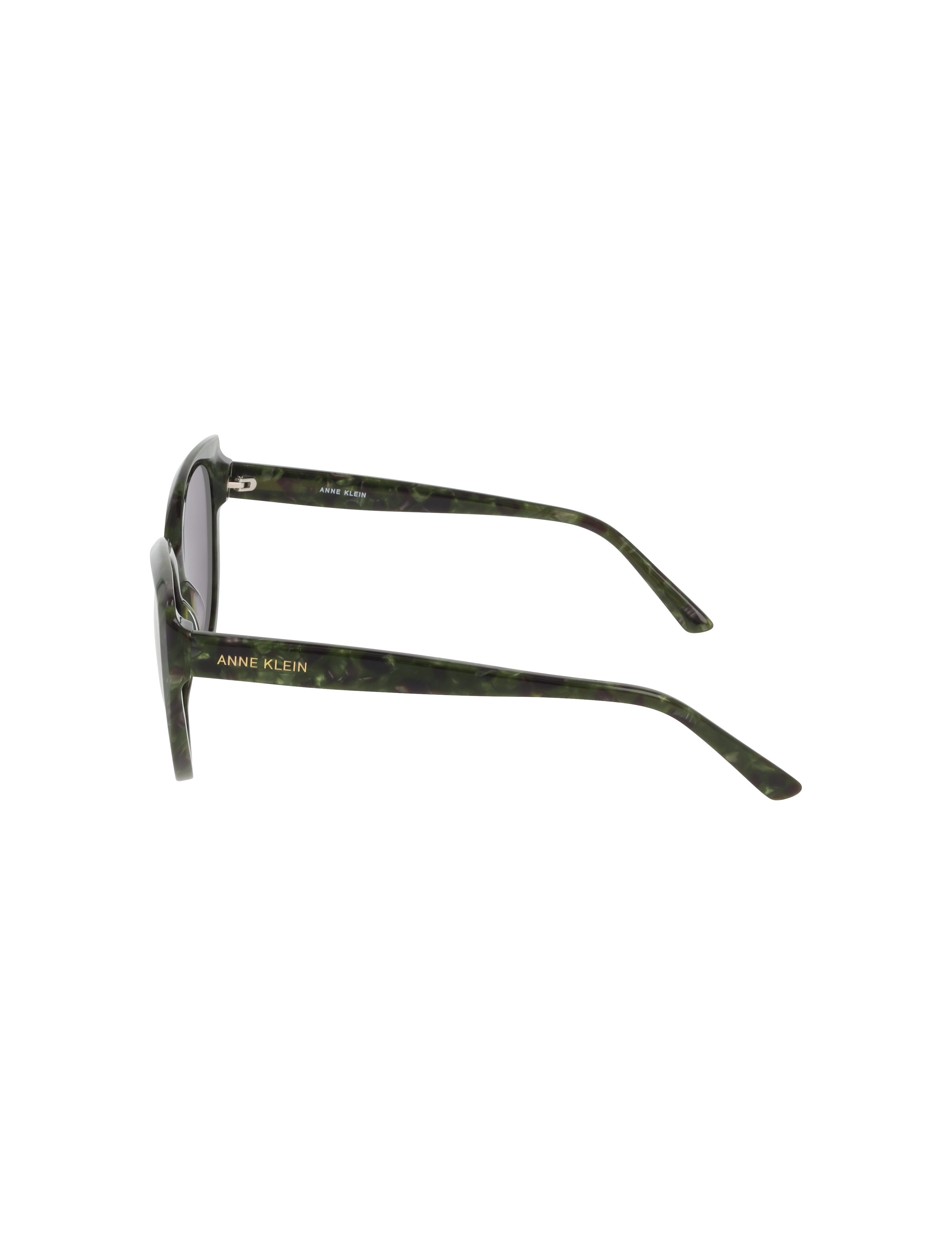Cat-Eye Marbleized Sunglasses - Anne Klein OLIVE MARBLE