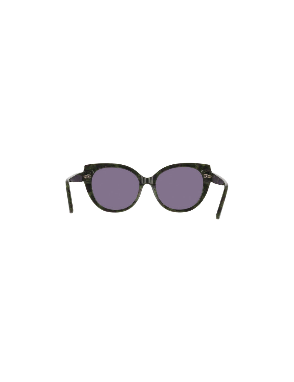 Cat-Eye Marbleized Sunglasses - Anne Klein OLIVE MARBLE