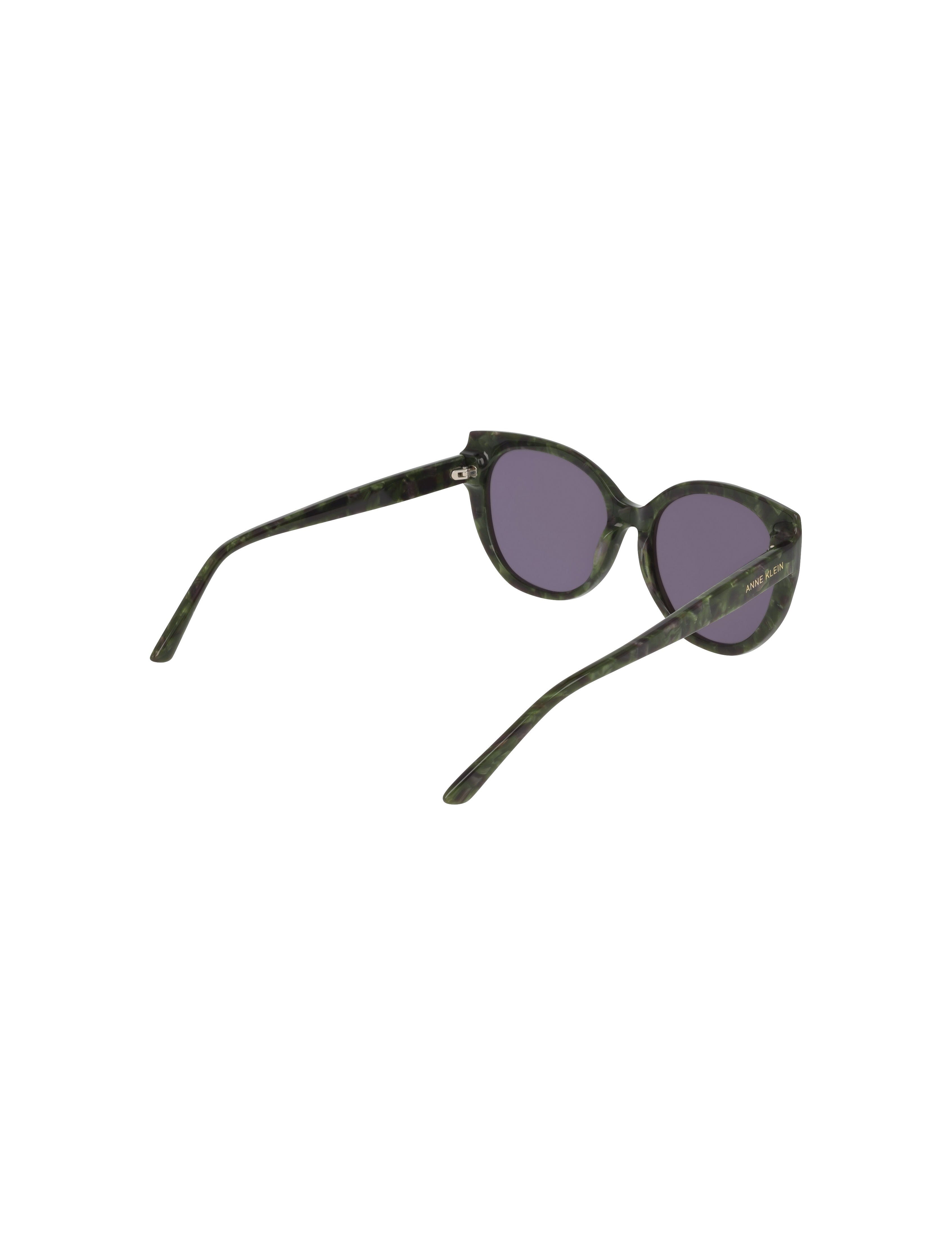 Cat-Eye Marbleized Sunglasses - Anne Klein OLIVE MARBLE