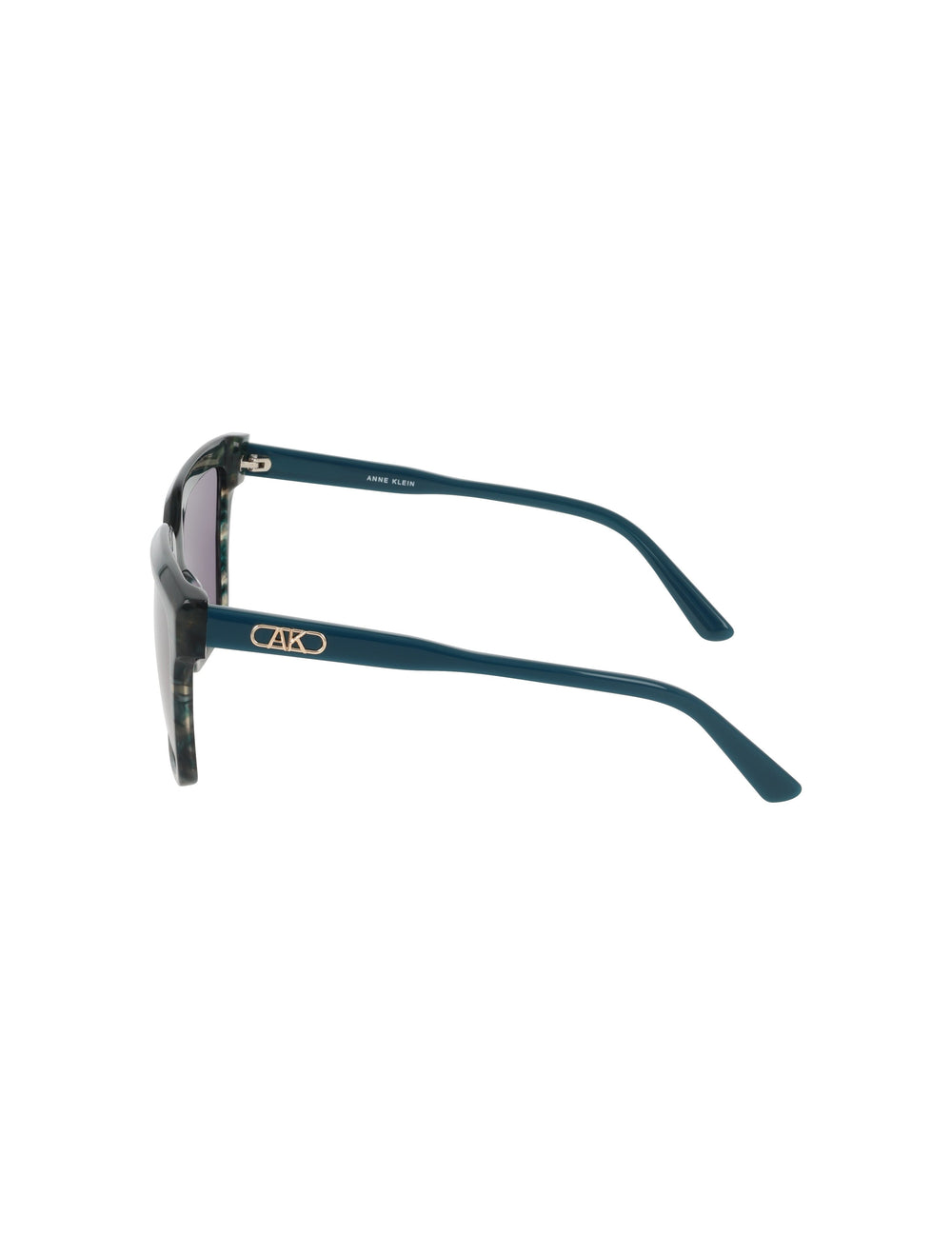 Square Acetate Sunglasses - Anne Klein TEAL ANIMAL