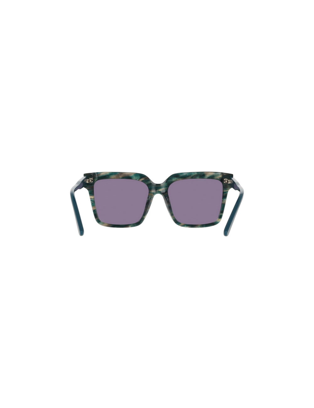 Square Acetate Sunglasses - Anne Klein TEAL ANIMAL