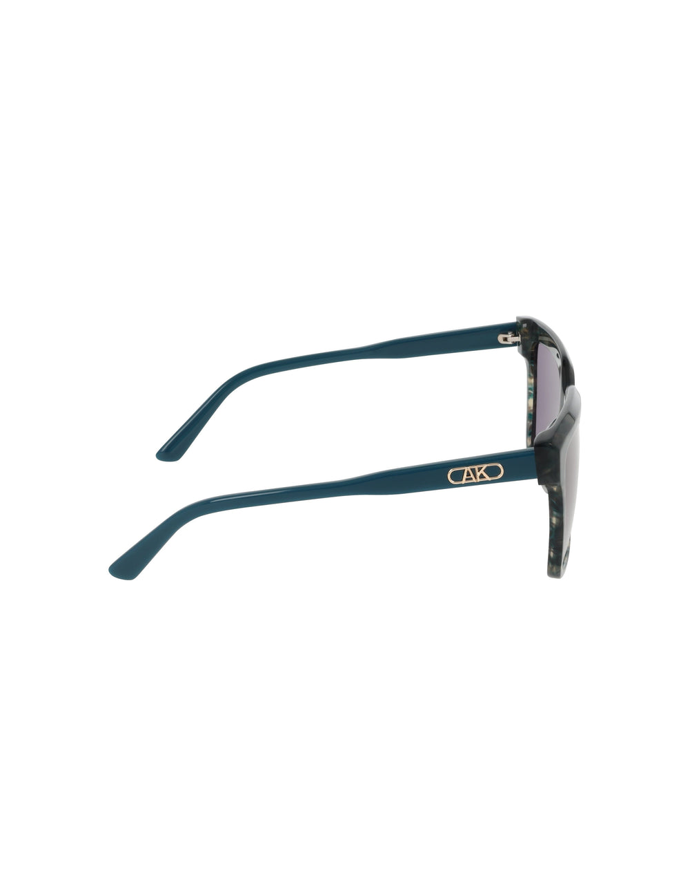 Square Acetate Sunglasses - Anne Klein TEAL ANIMAL