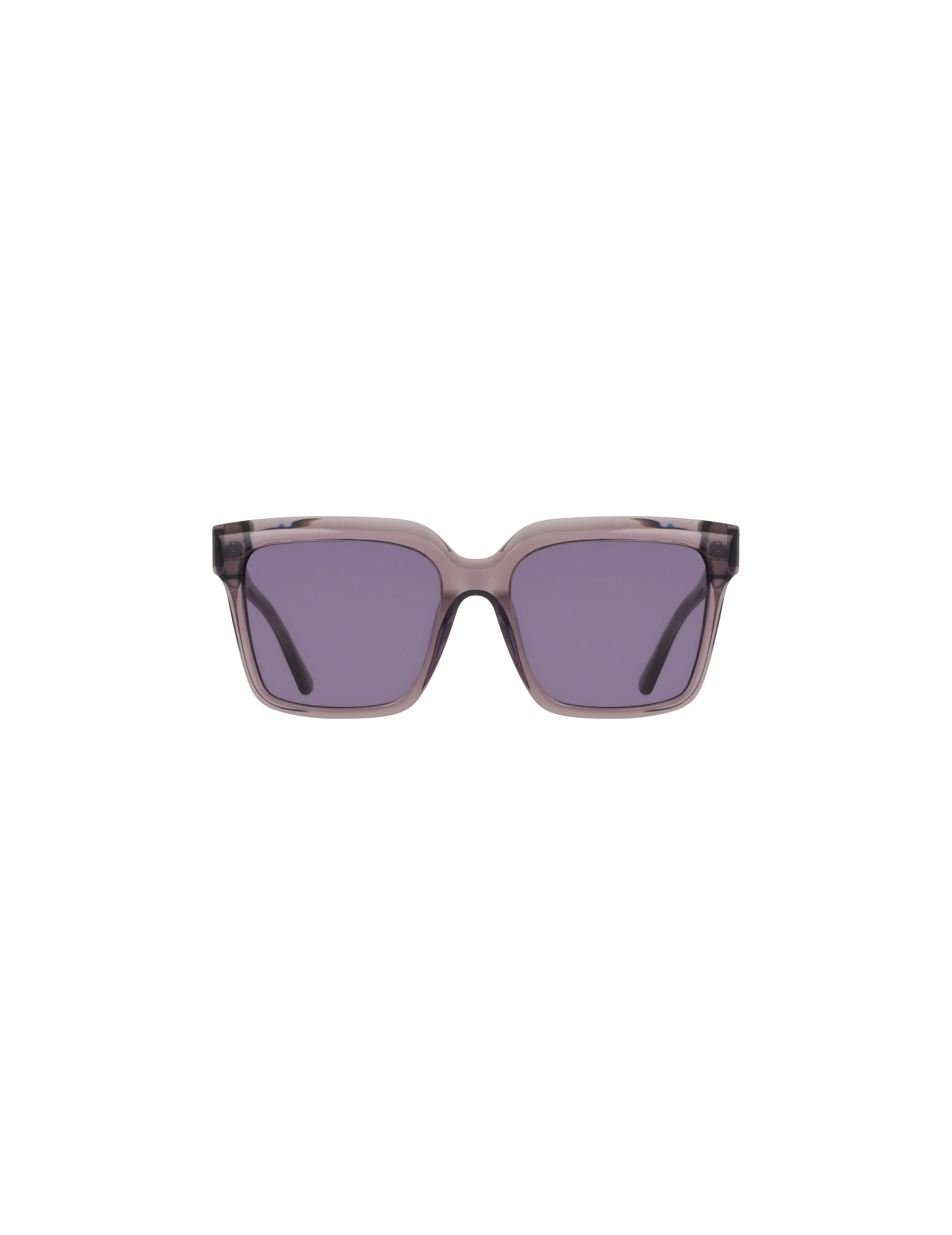 Square Acetate Sunglasses - Anne Klein LILAC CRYSTAL